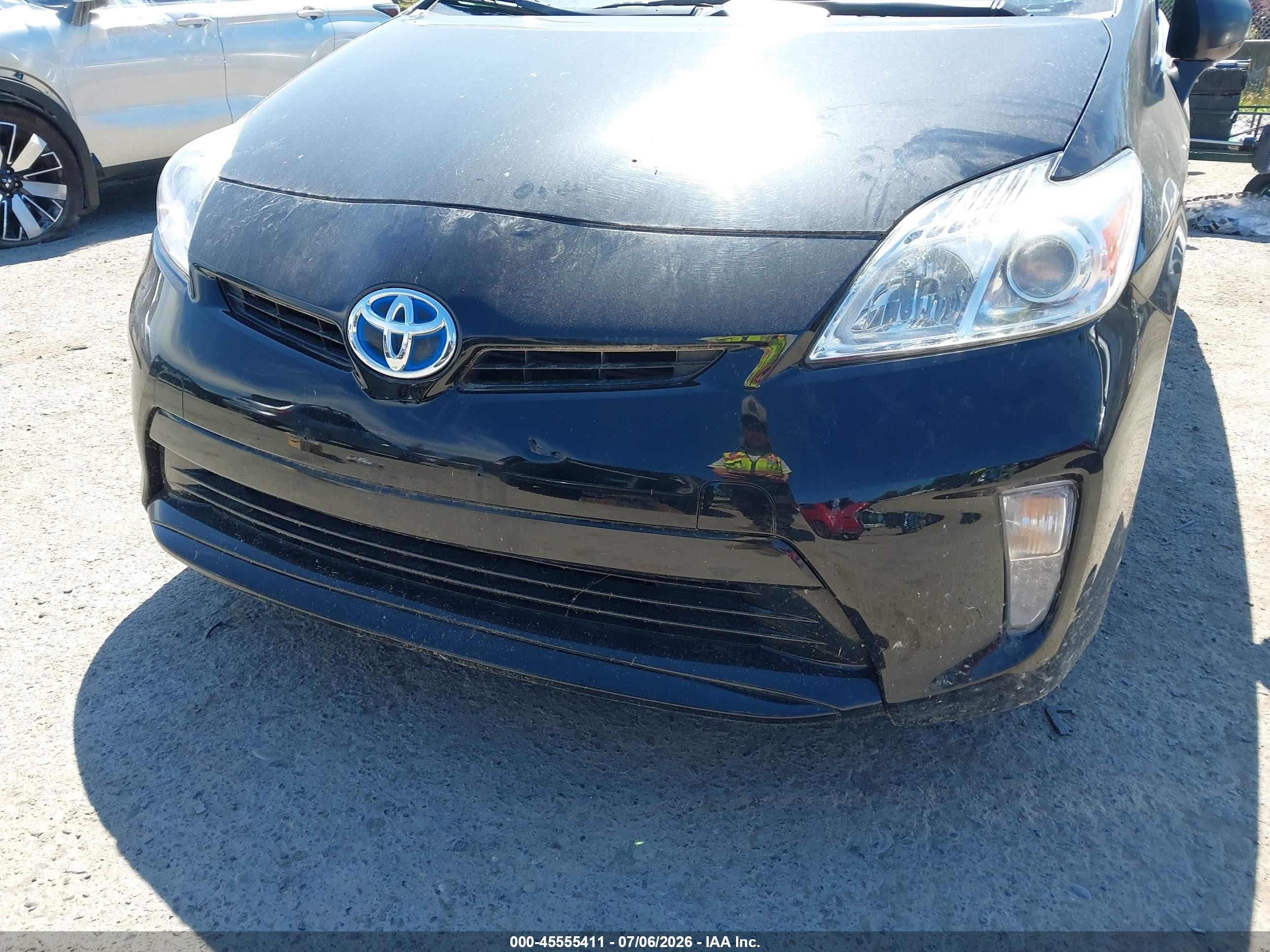2012 Toyota Prius Four Black vin: JTDKN3DUXC5442879