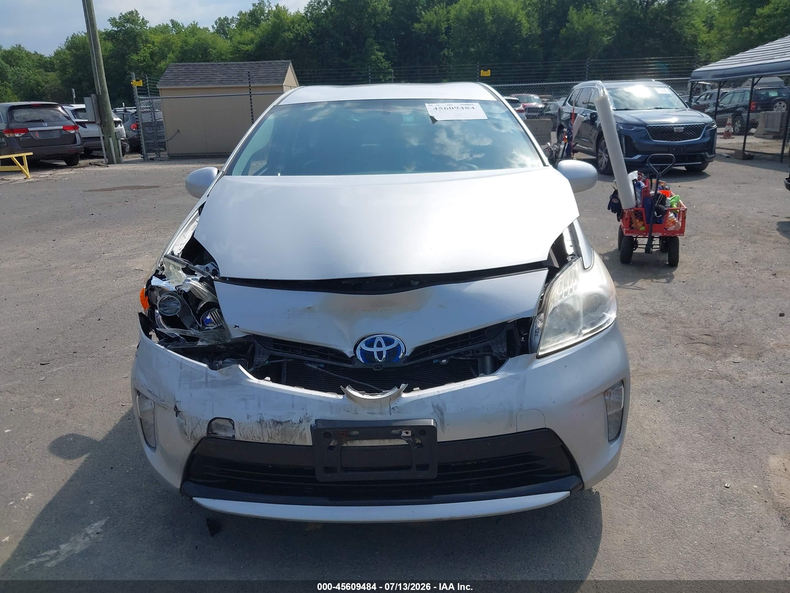 2012 Toyota Prius Four Silver vin: JTDKN3DUXC5454126