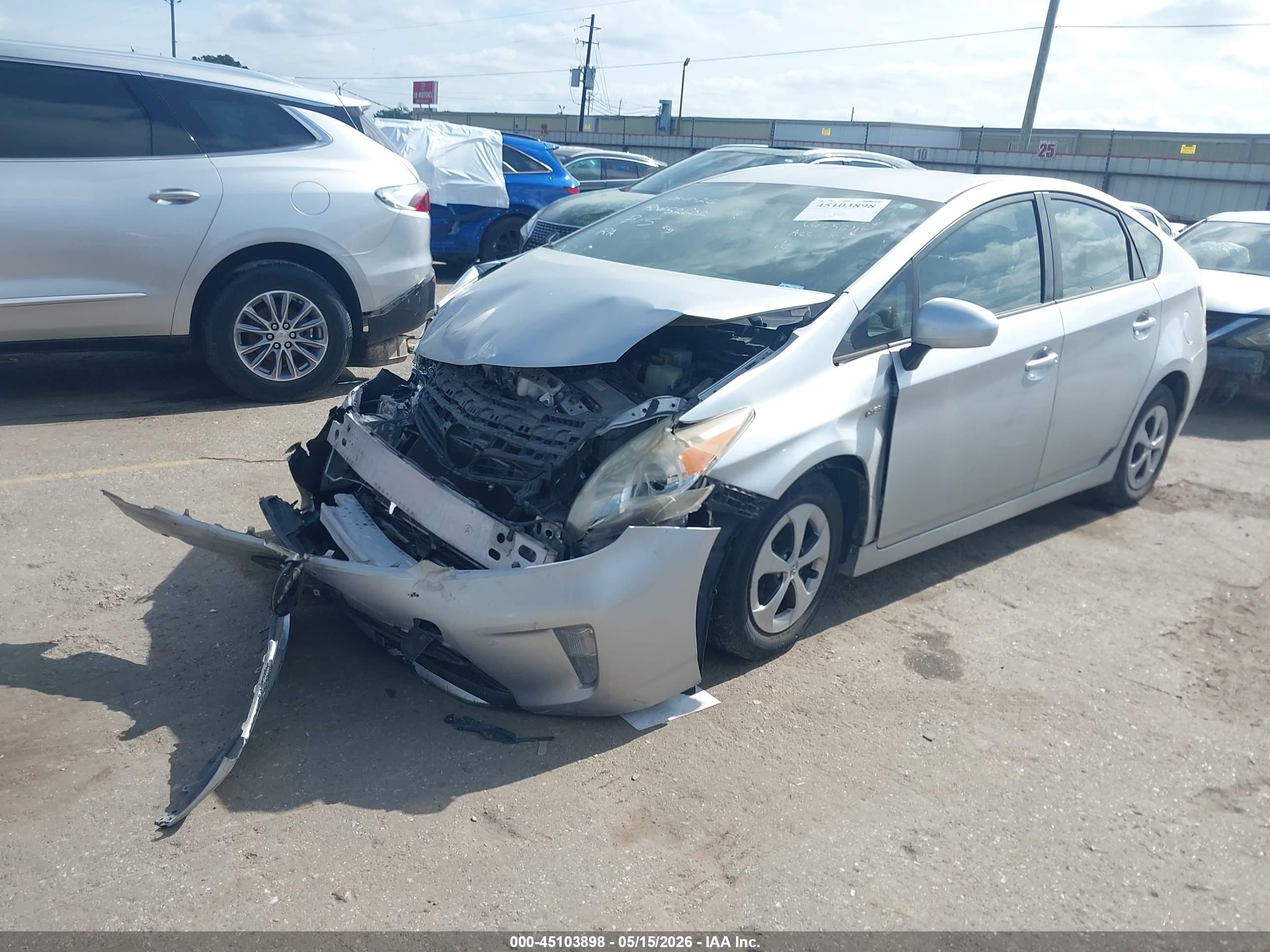 2012 Toyota Prius Four Silver vin: JTDKN3DUXC5457687