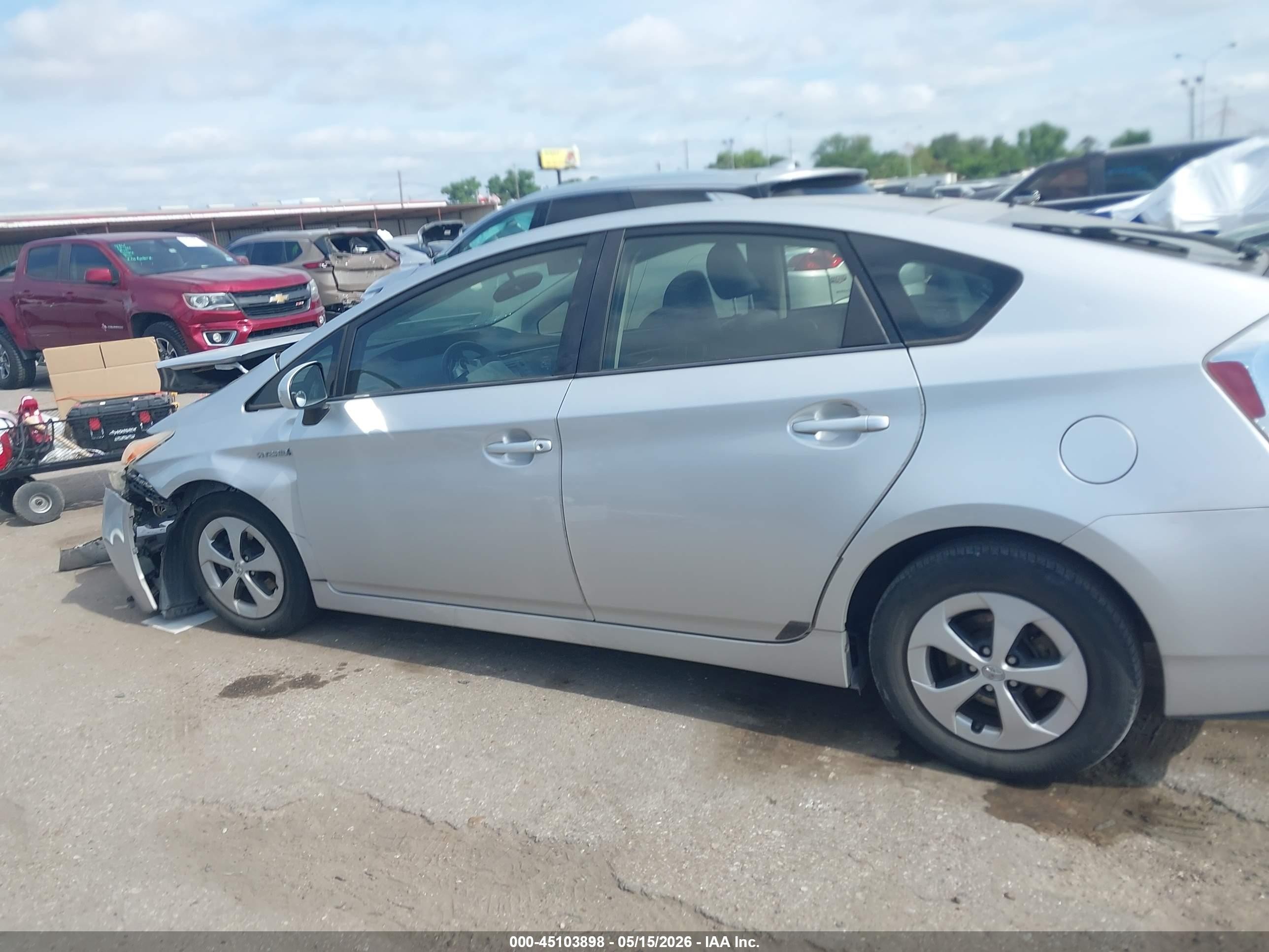 2012 Toyota Prius Four Silver vin: JTDKN3DUXC5457687