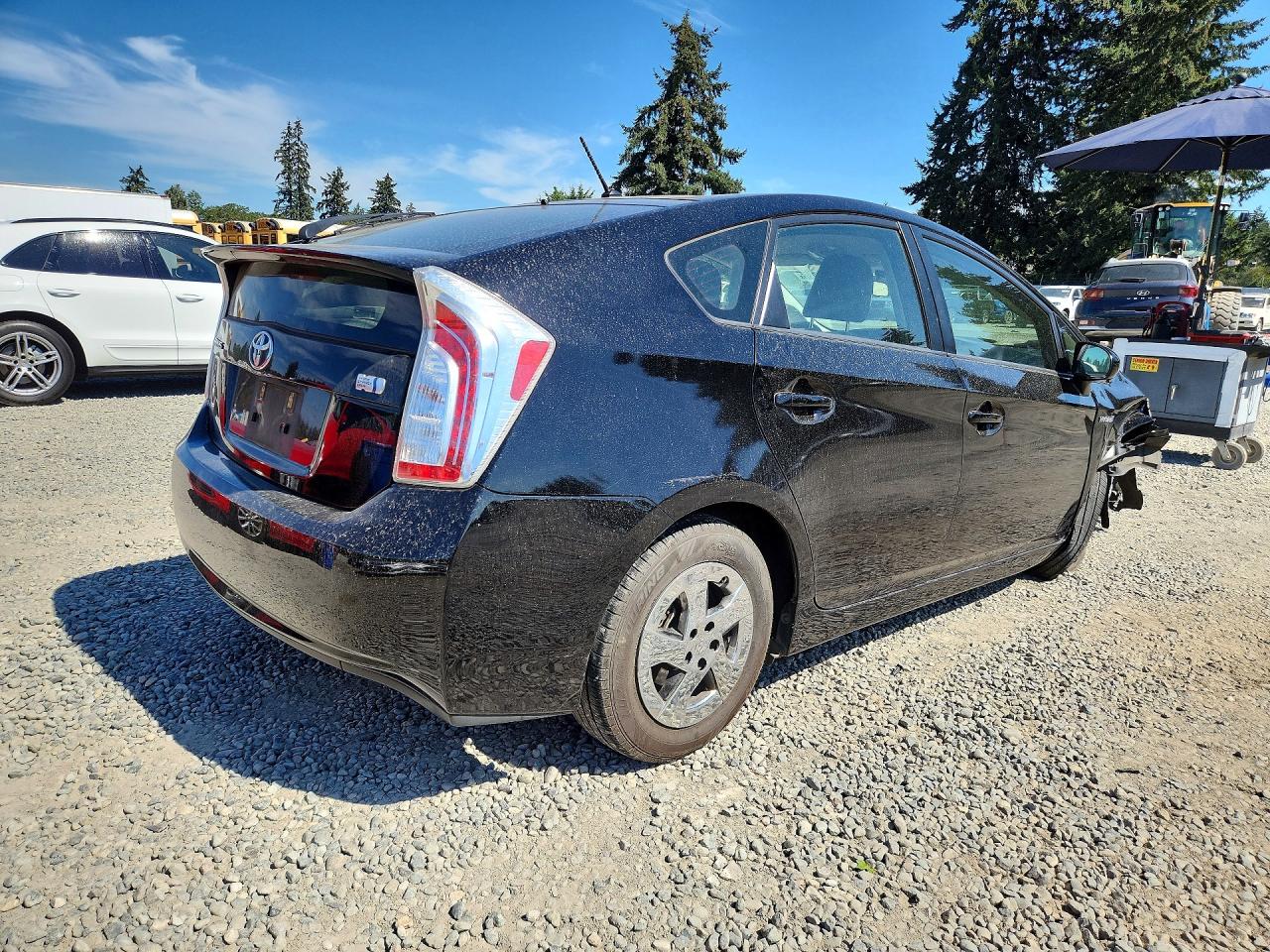 2012 Toyota Prius Two Black vin: JTDKN3DUXC5482167