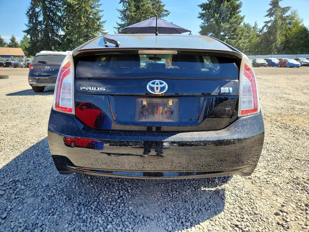 2012 Toyota Prius Two Black vin: JTDKN3DUXC5482167
