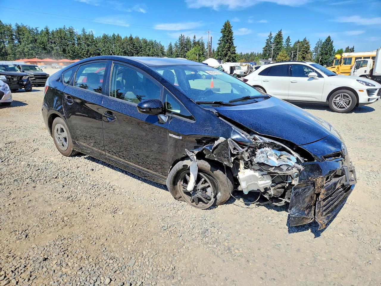 2012 Toyota Prius Two Black vin: JTDKN3DUXC5482167