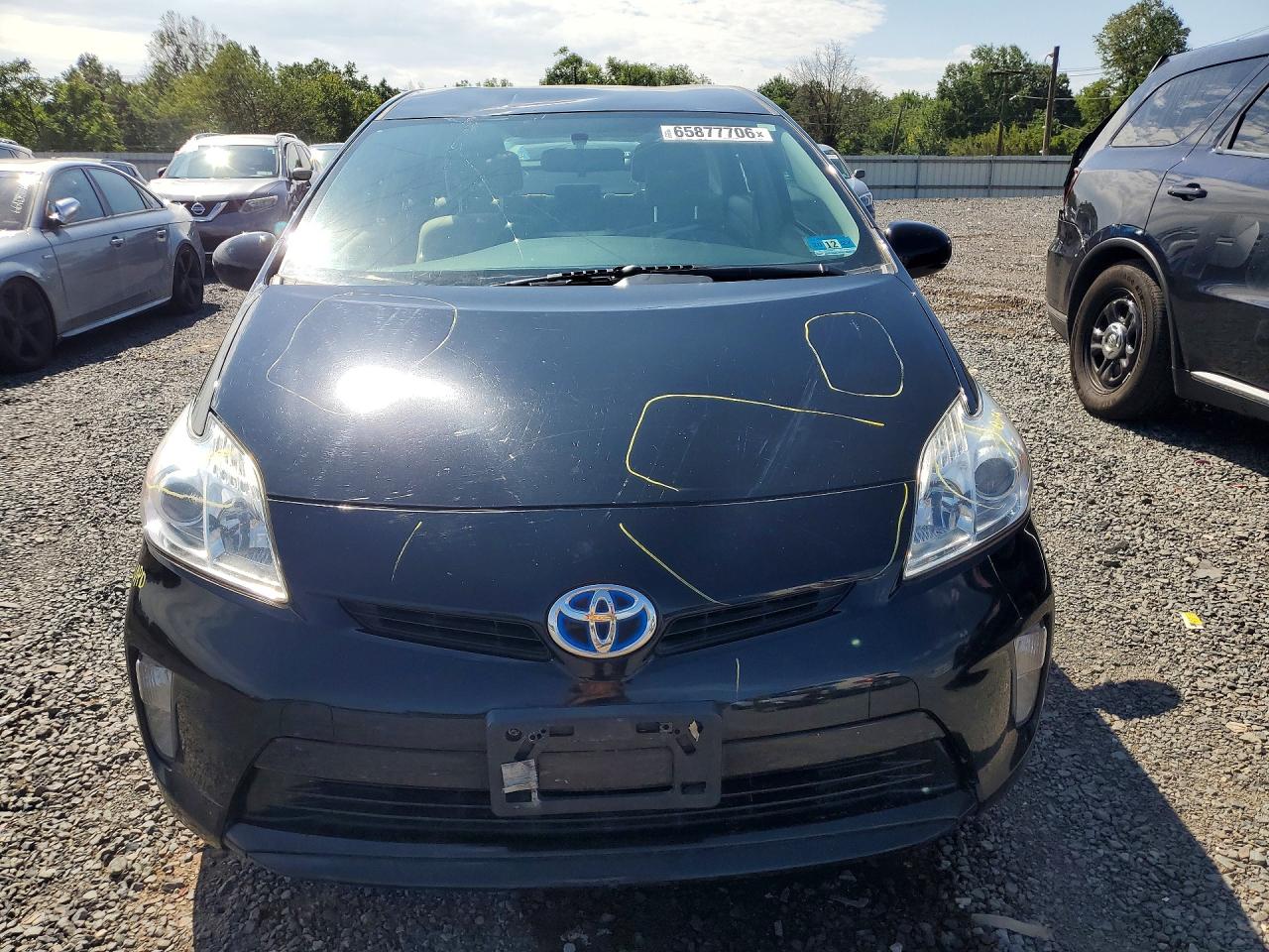 2012 Toyota Prius Three Black vin: JTDKN3DUXC5503552