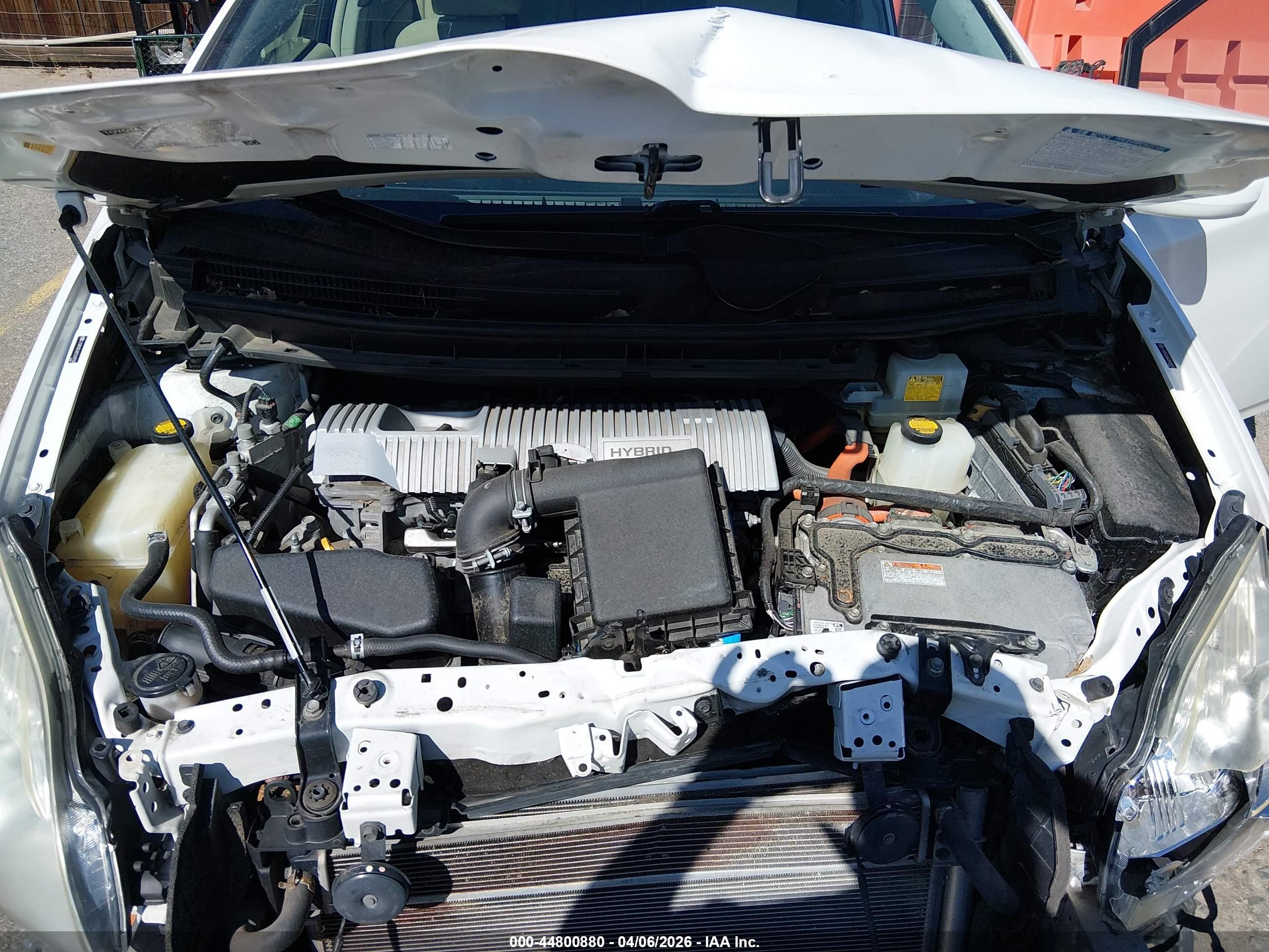 2012 Toyota Prius Two White vin: JTDKN3DUXC5509559