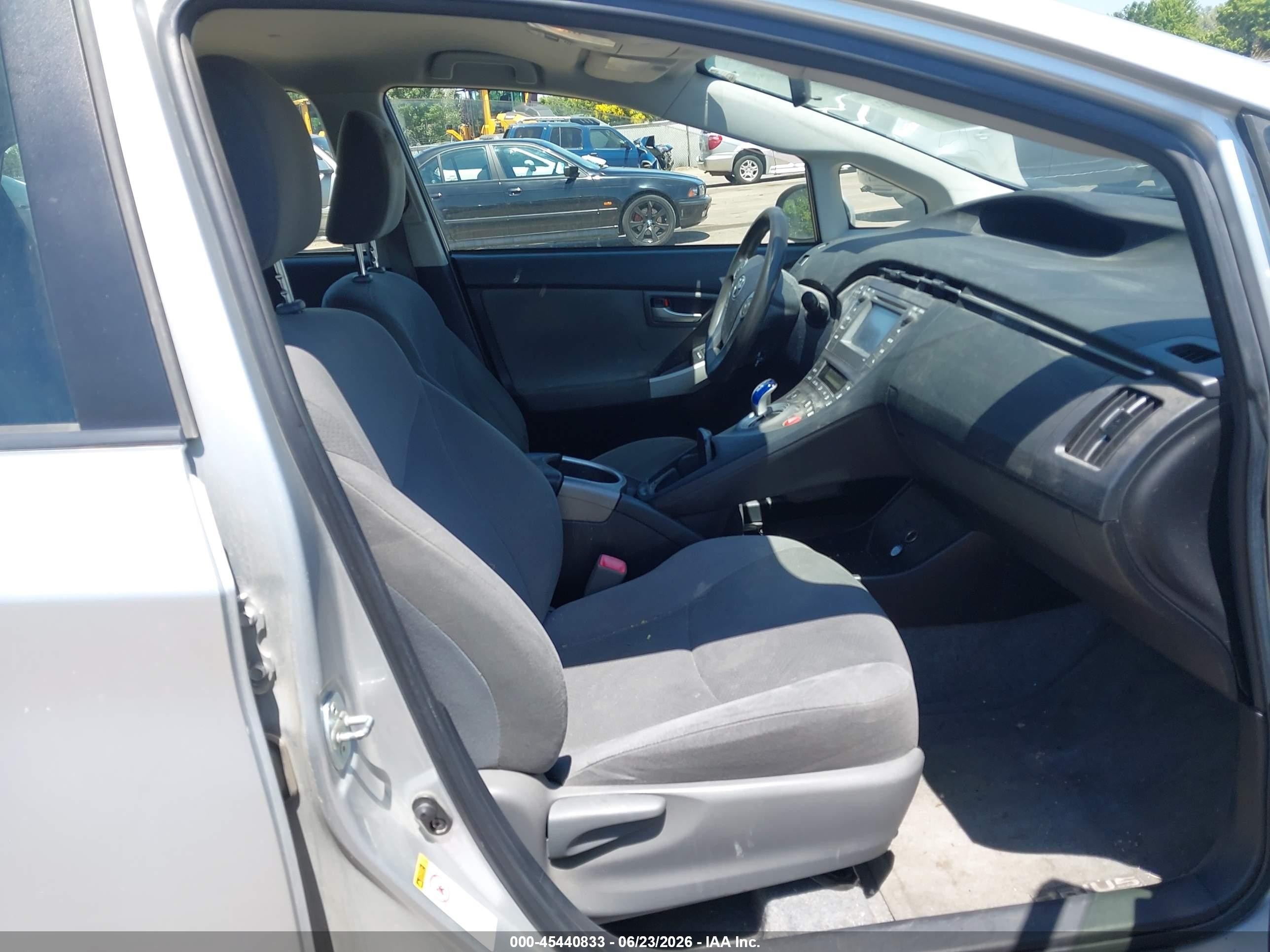2012 Toyota Prius Two Silver vin: JTDKN3DUXC5537863