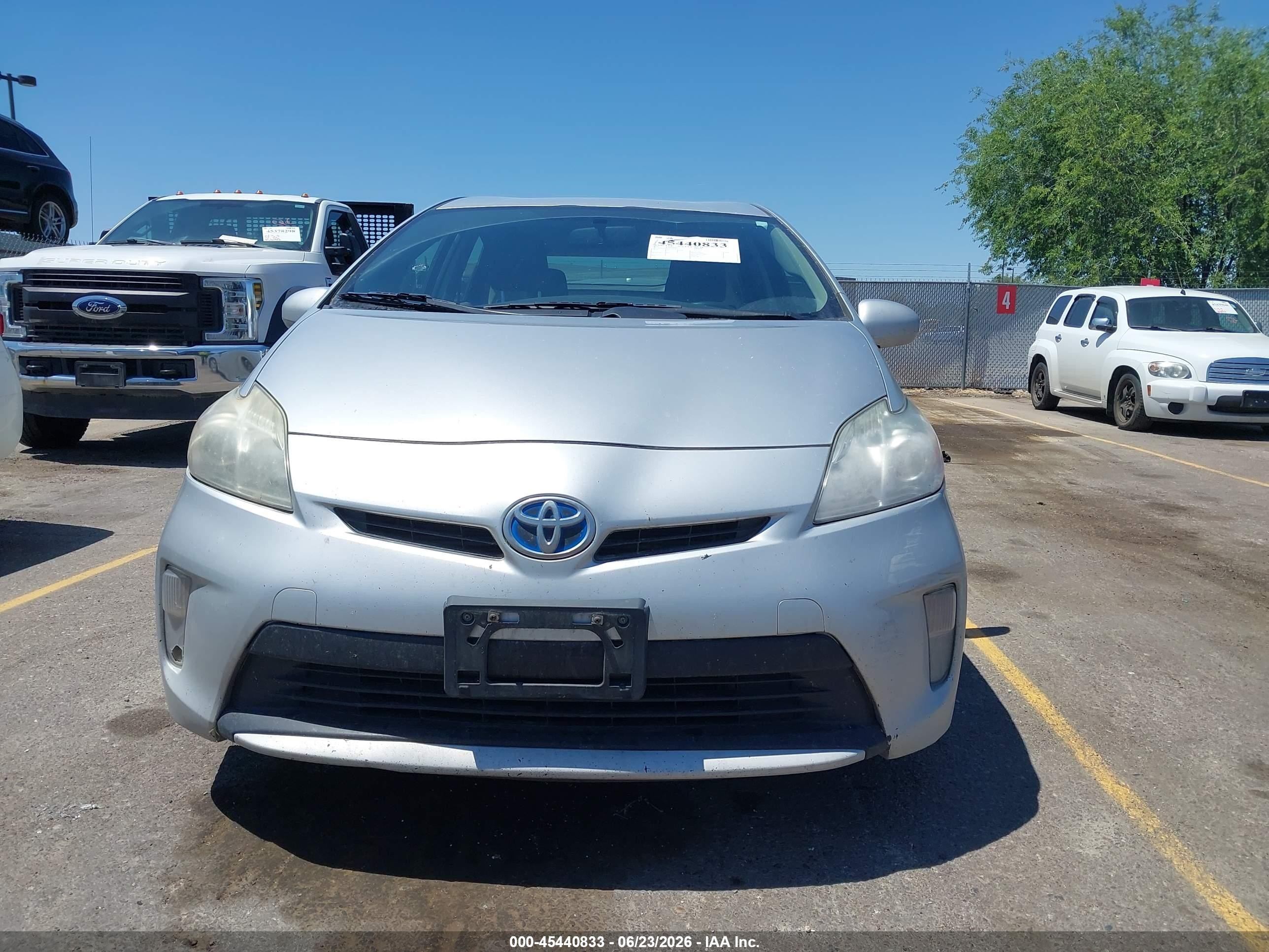 2012 Toyota Prius Two Silver vin: JTDKN3DUXC5537863