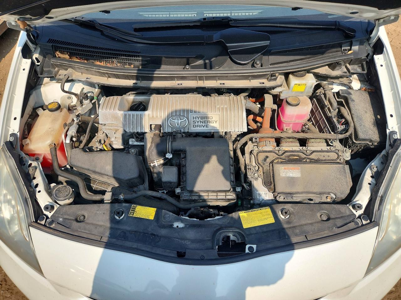 2013 Toyota Prius Three White vin: JTDKN3DUXD0339282