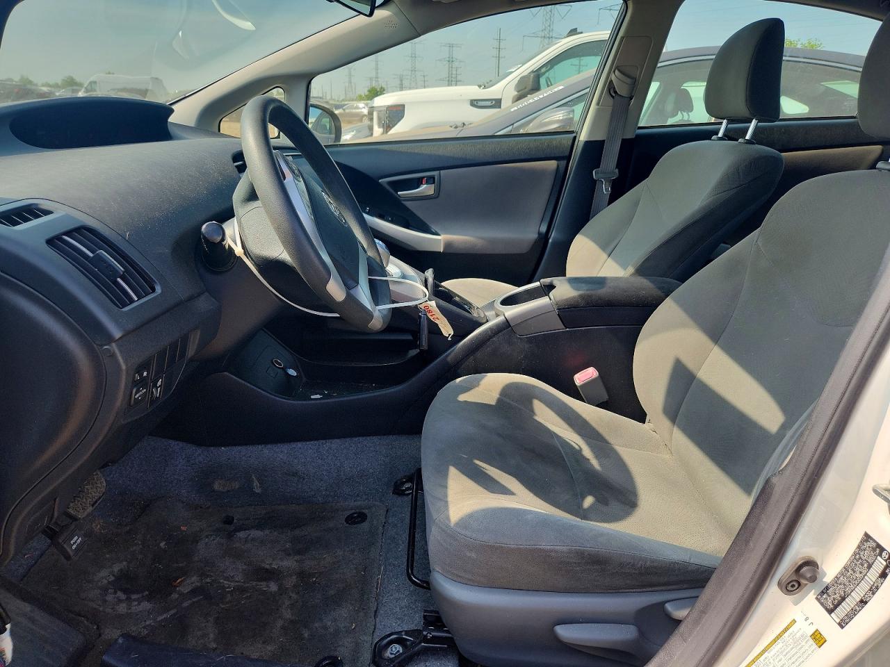 2013 Toyota Prius Three White vin: JTDKN3DUXD0339282