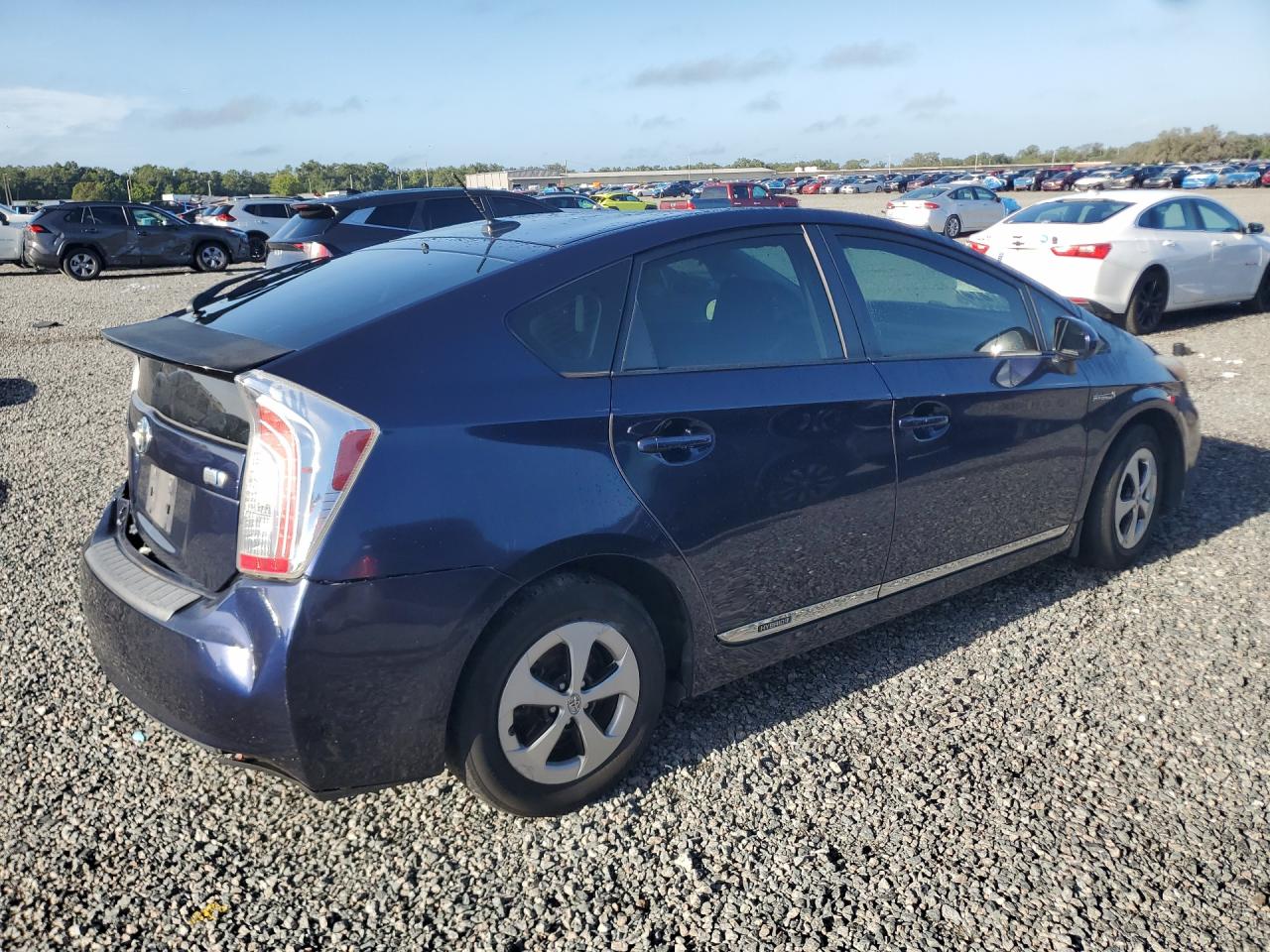 2013 Toyota Prius Three Blue vin: JTDKN3DUXD0355613