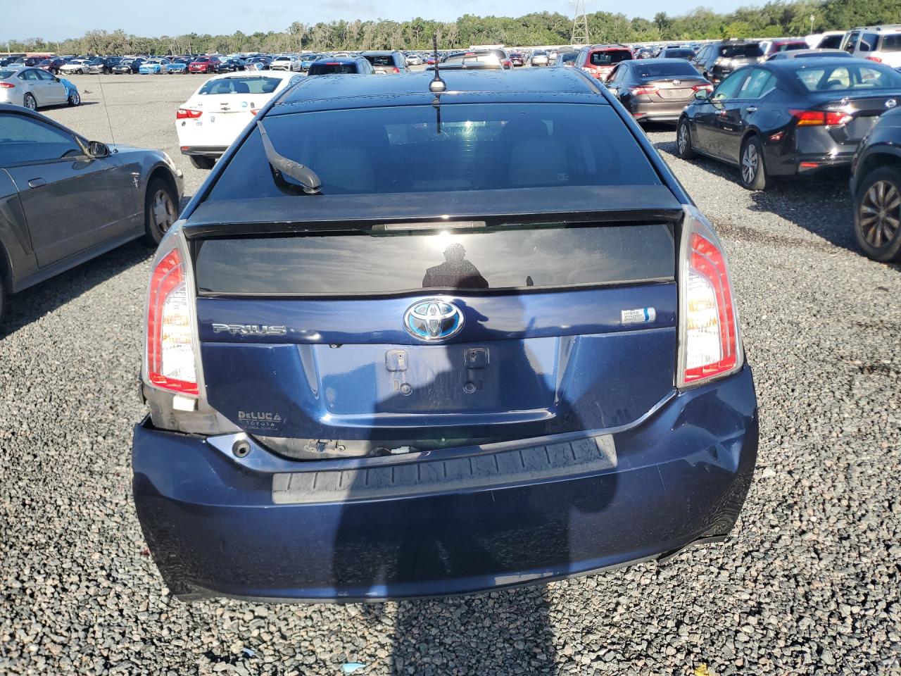 2013 Toyota Prius Three Blue vin: JTDKN3DUXD0355613