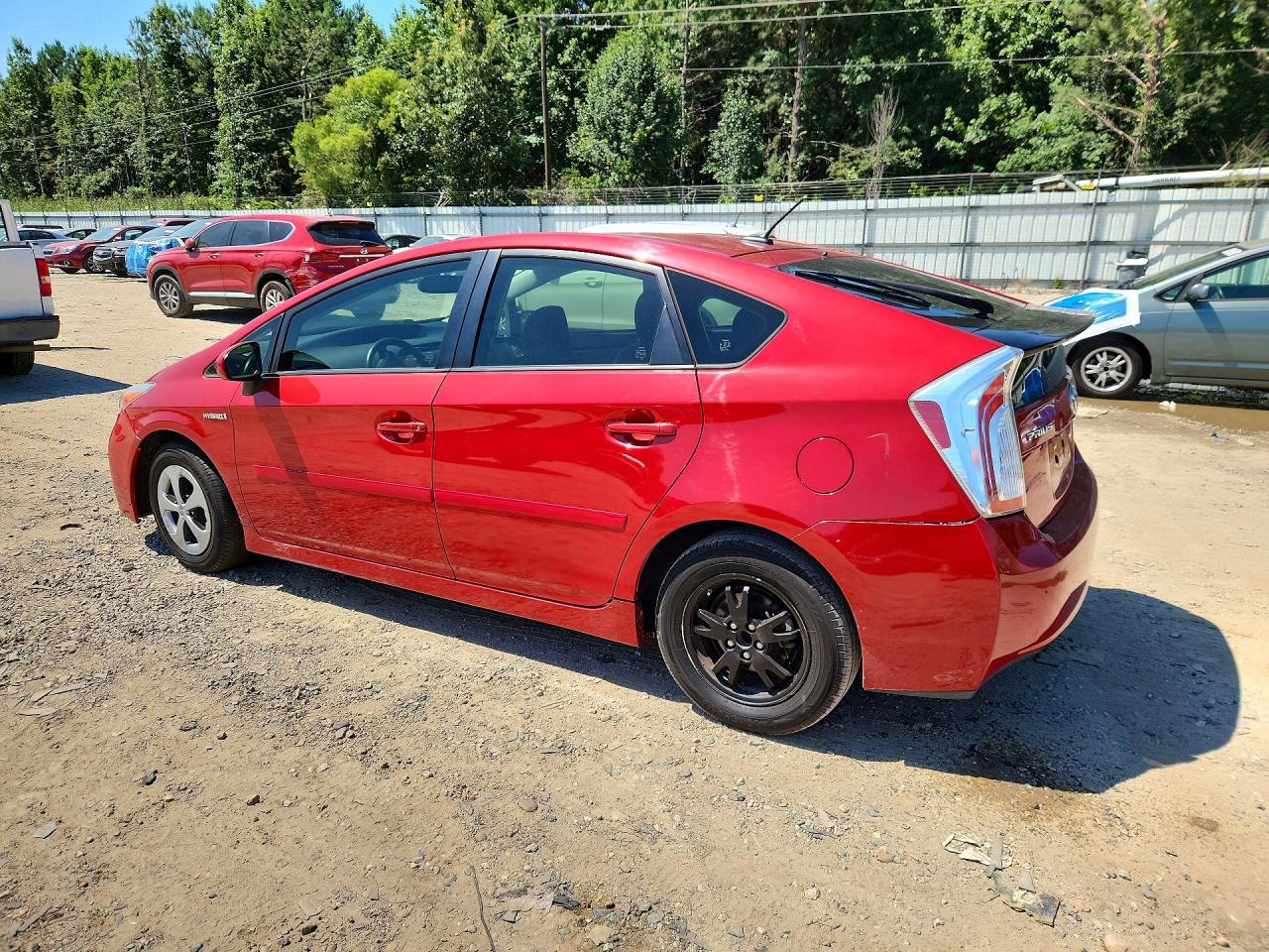 2013 Toyota Prius Four Красный vin: JTDKN3DUXD1618239