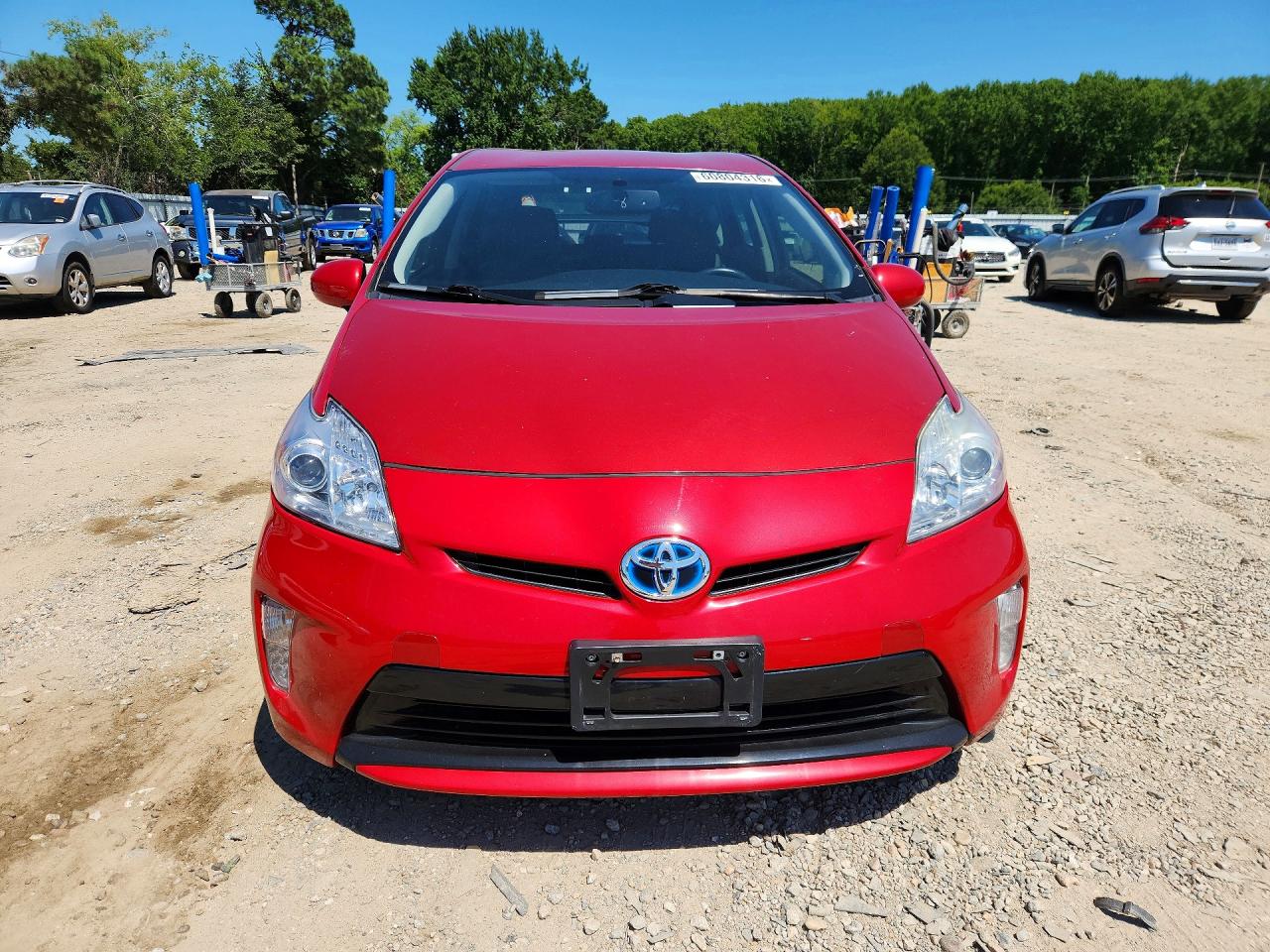 2013 Toyota Prius Four Красный vin: JTDKN3DUXD1618239