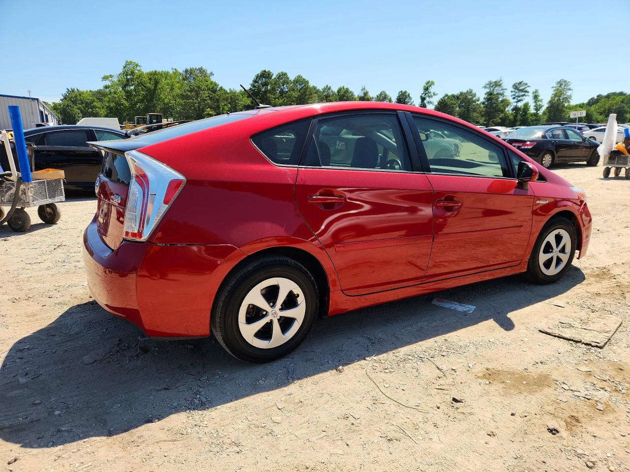 2013 Toyota Prius Four Красный vin: JTDKN3DUXD1618239