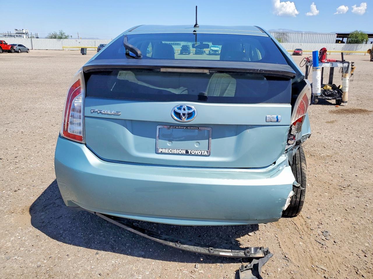 2013 Toyota Prius Two Turquoise vin: JTDKN3DUXD1618631