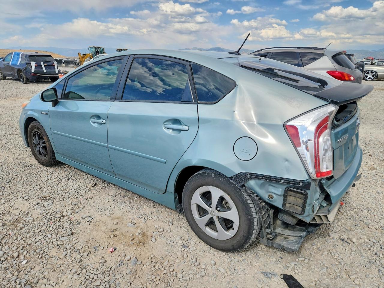 2013 Toyota Prius Three Turquoise vin: JTDKN3DUXD1619813
