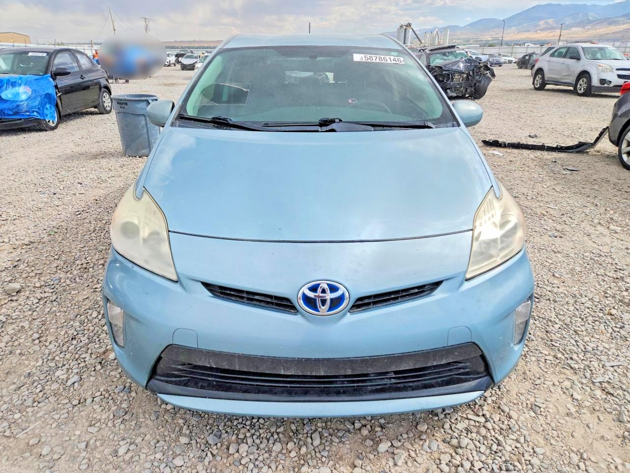 2013 Toyota Prius Three Turquoise vin: JTDKN3DUXD1619813