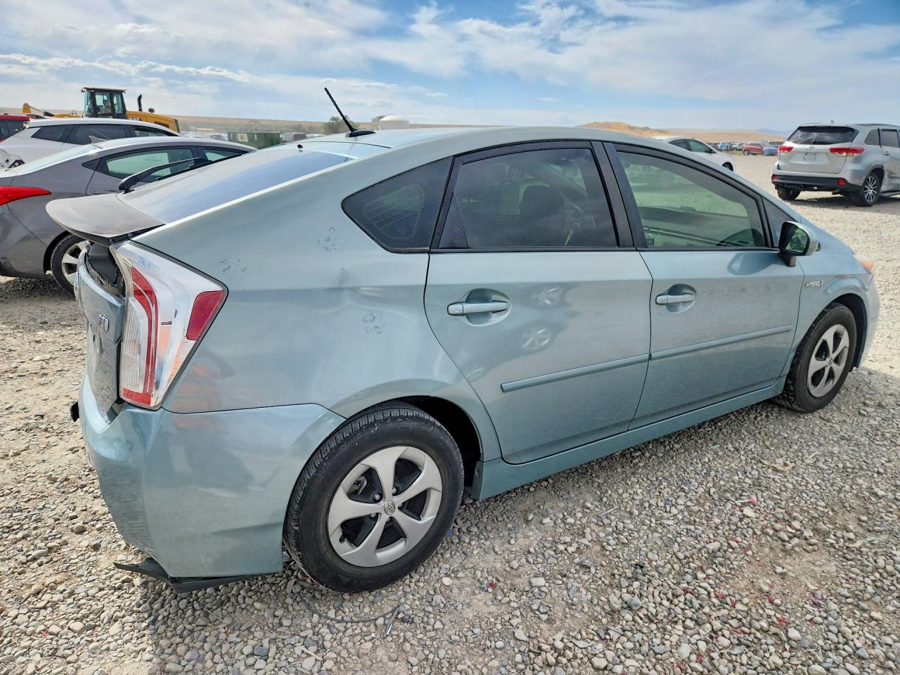 2013 Toyota Prius Three Turquoise vin: JTDKN3DUXD1619813