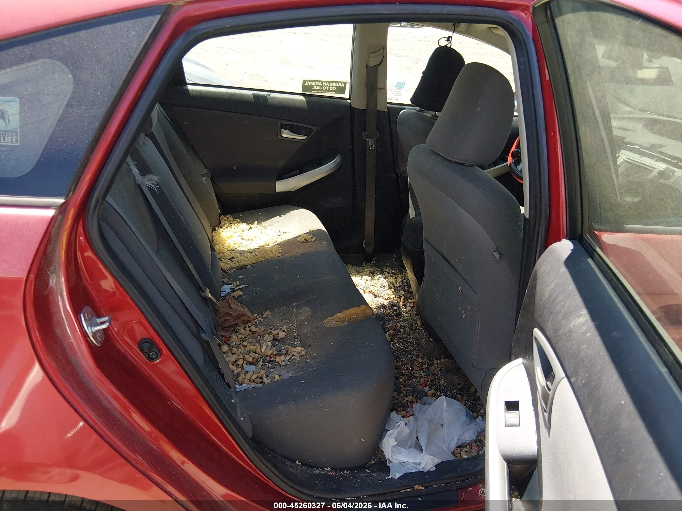 2013 Toyota Prius Two Red vin: JTDKN3DUXD1630200