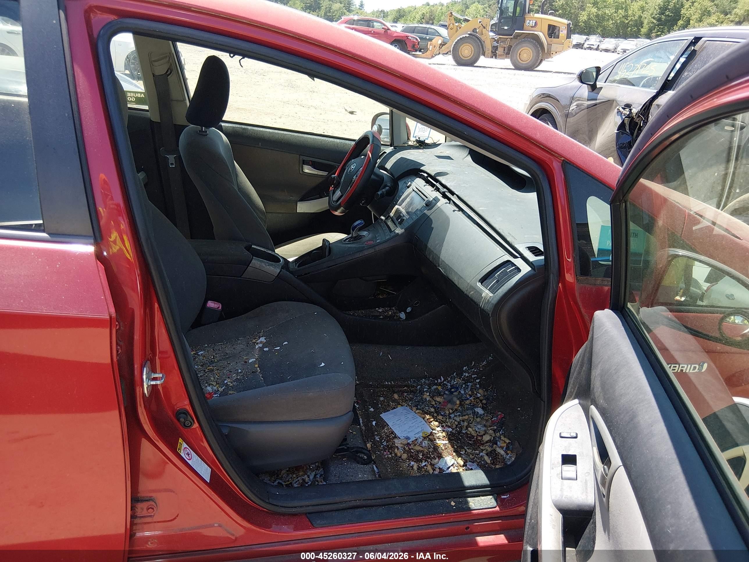 2013 Toyota Prius Two Red vin: JTDKN3DUXD1630200