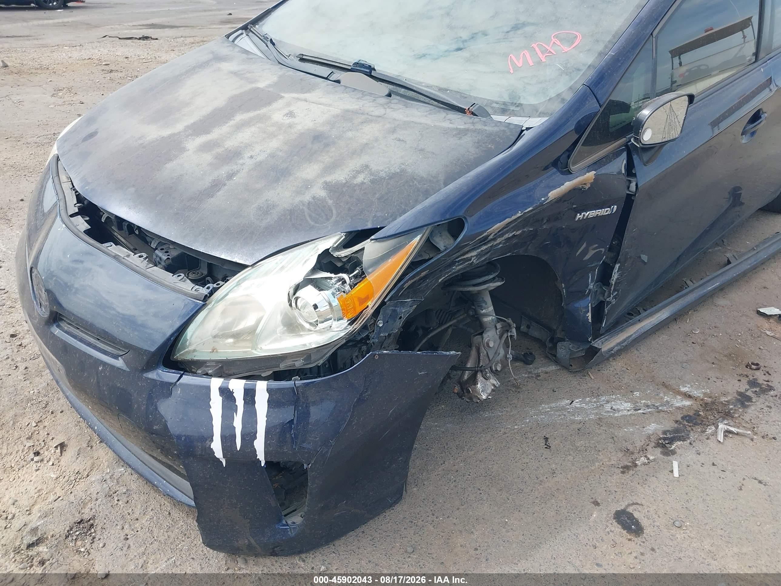 2013 Toyota Prius Two Синий vin: JTDKN3DUXD1633758