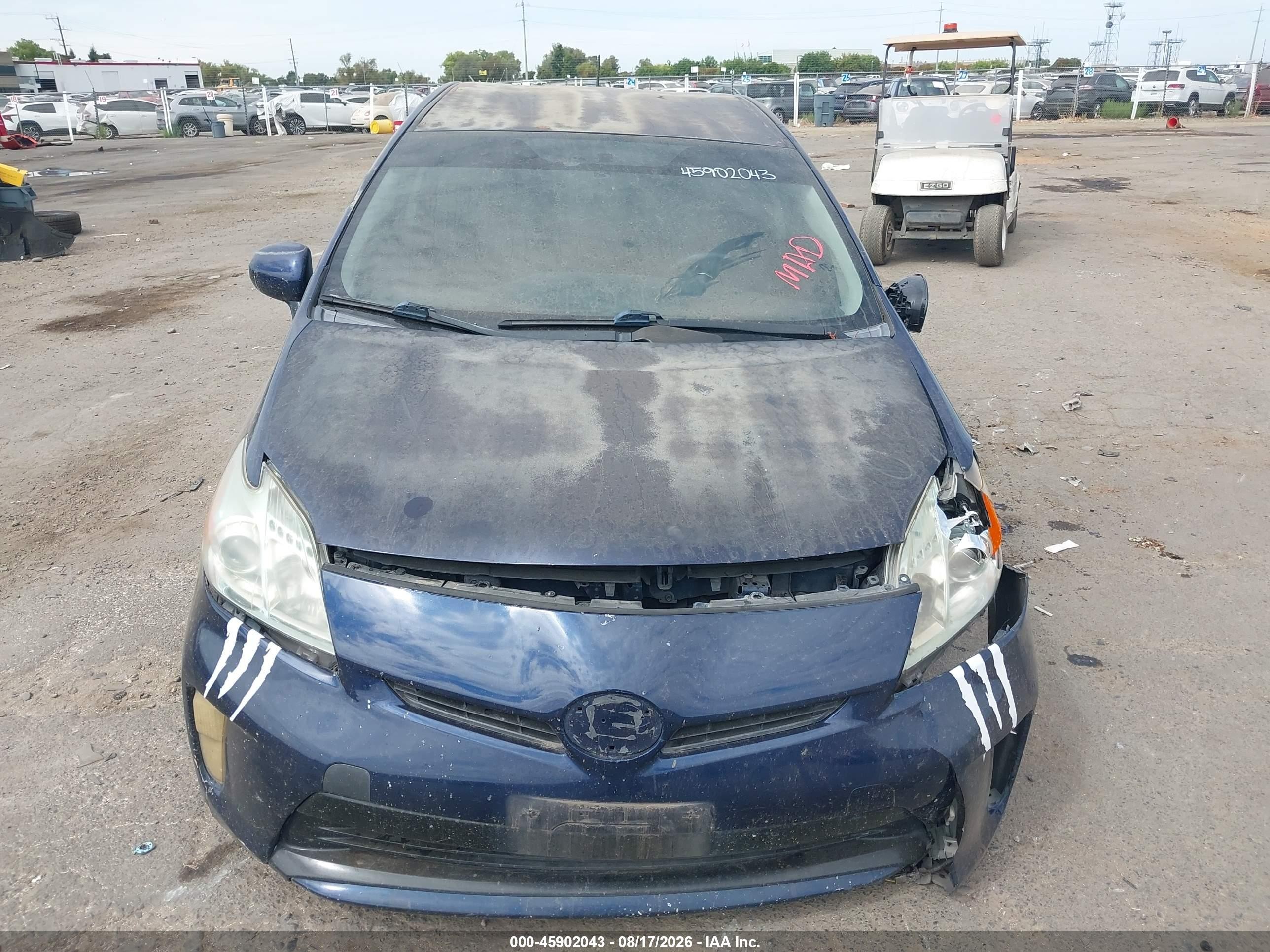 2013 Toyota Prius Two Синий vin: JTDKN3DUXD1633758