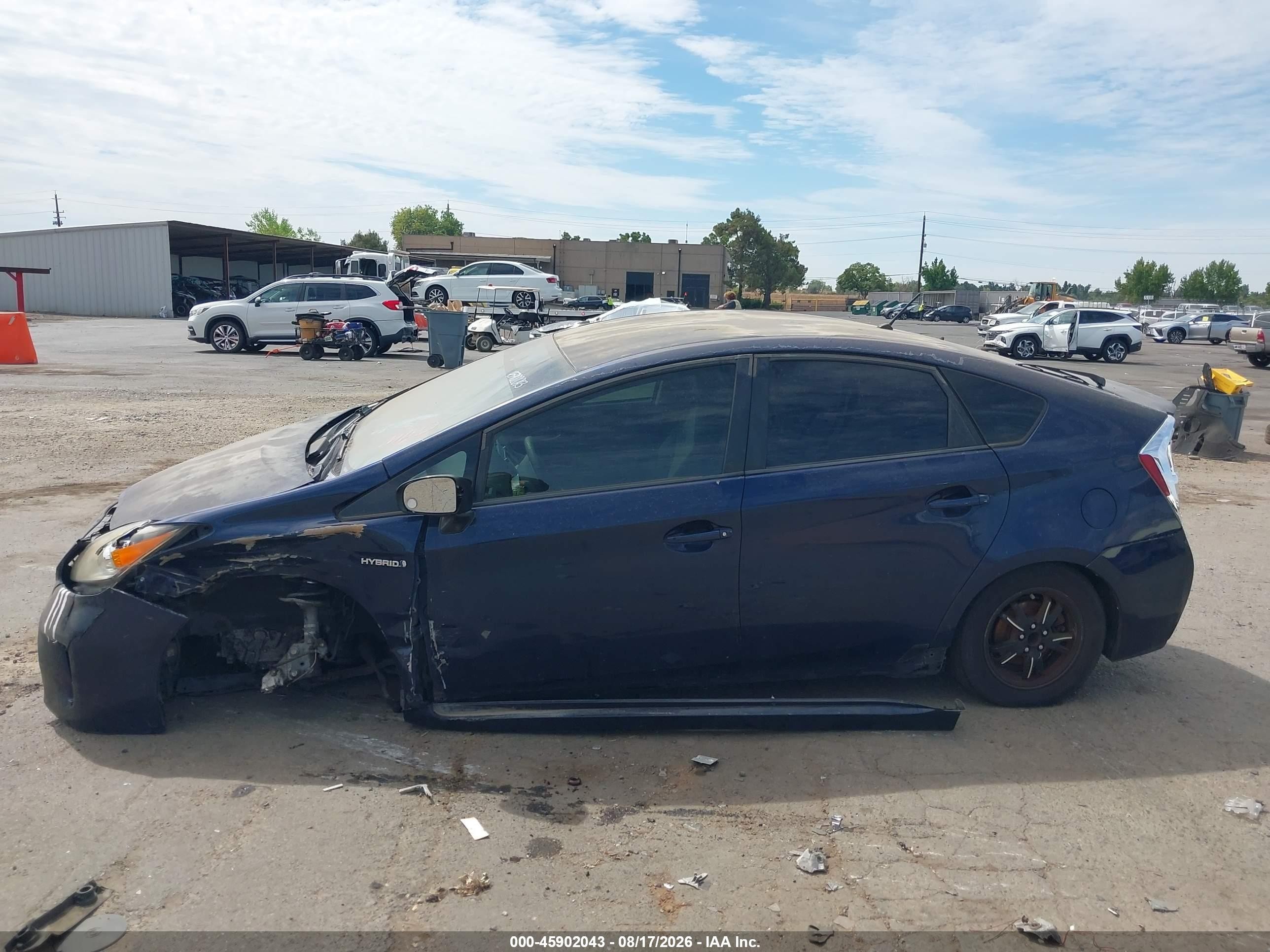 2013 Toyota Prius Two Синий vin: JTDKN3DUXD1633758