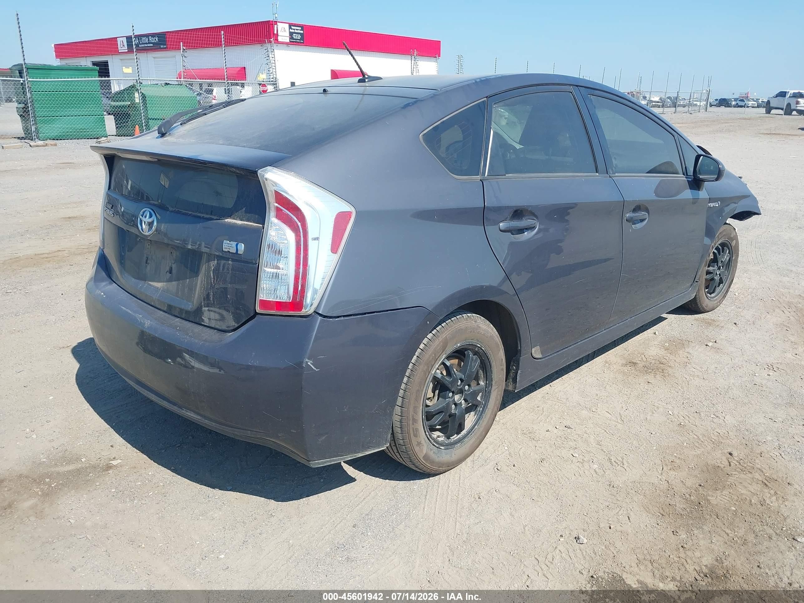 2013 Toyota Prius Three Gray vin: JTDKN3DUXD1651998