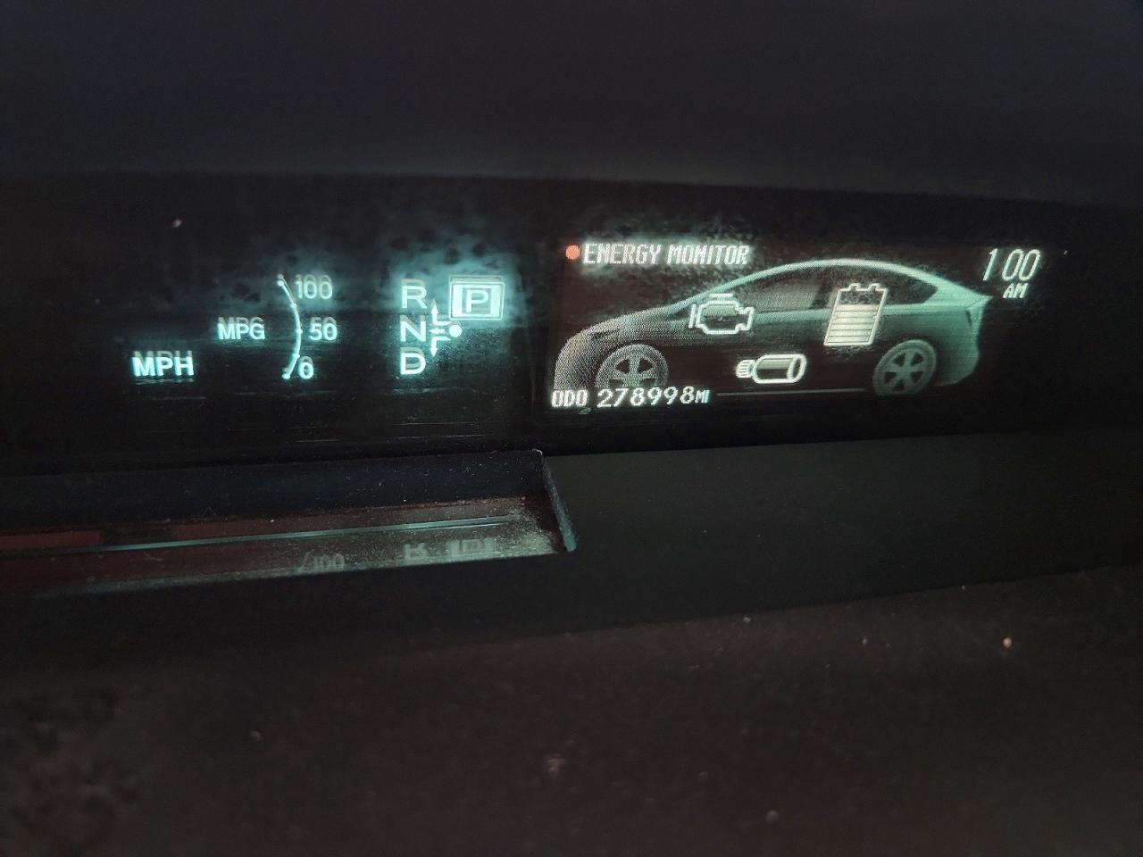 2013 Toyota Prius Five Темно-бордовый vin: JTDKN3DUXD1675699