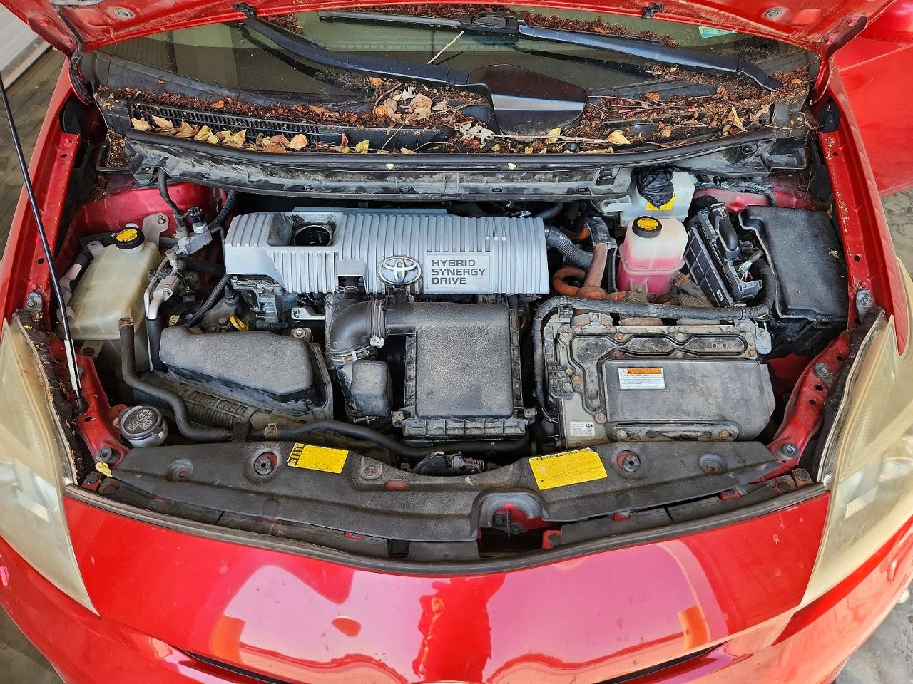 2013 Toyota Prius Five Темно-бордовый vin: JTDKN3DUXD1675699
