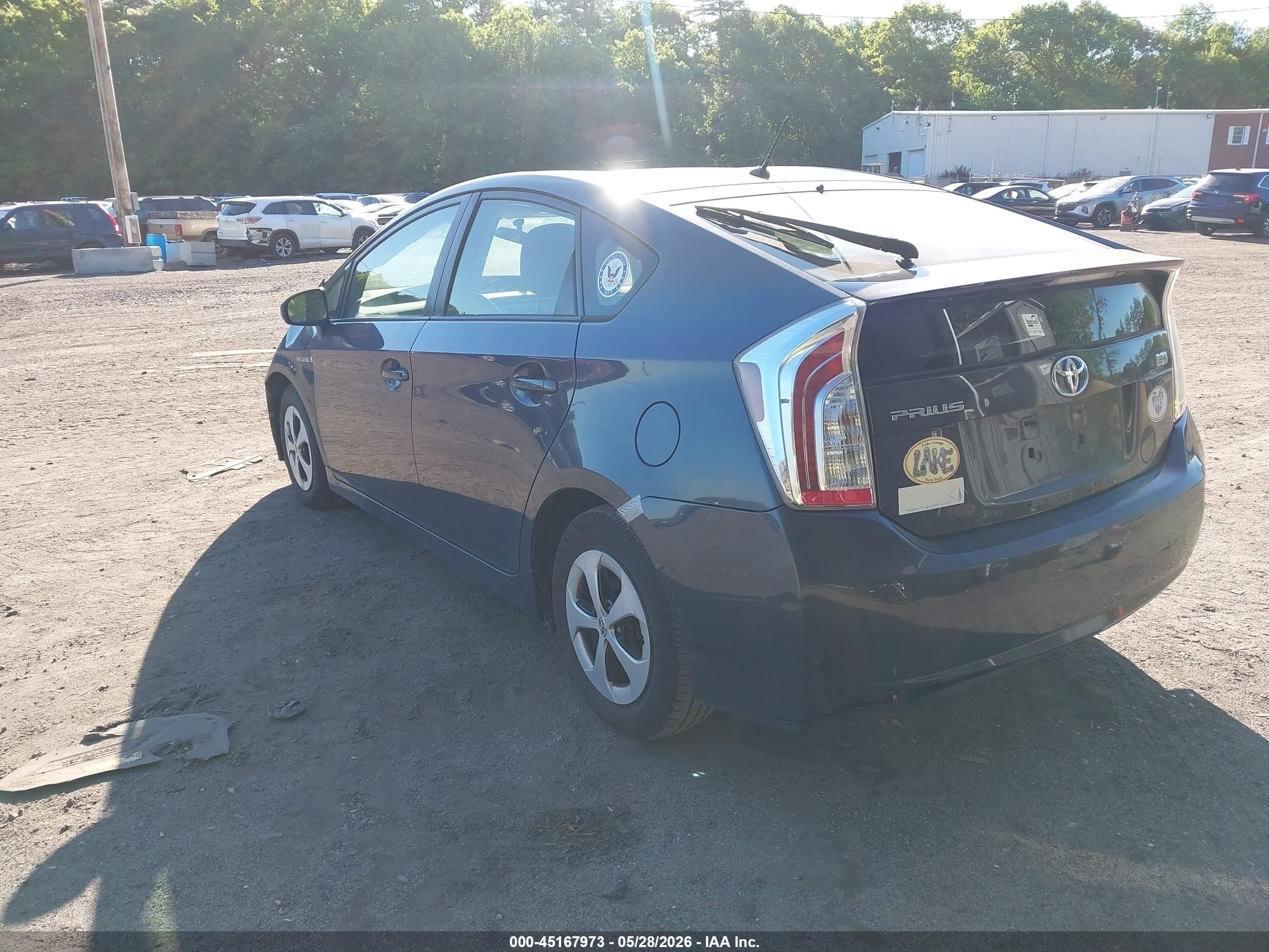 2013 Toyota Prius Two Gray vin: JTDKN3DUXD1689537