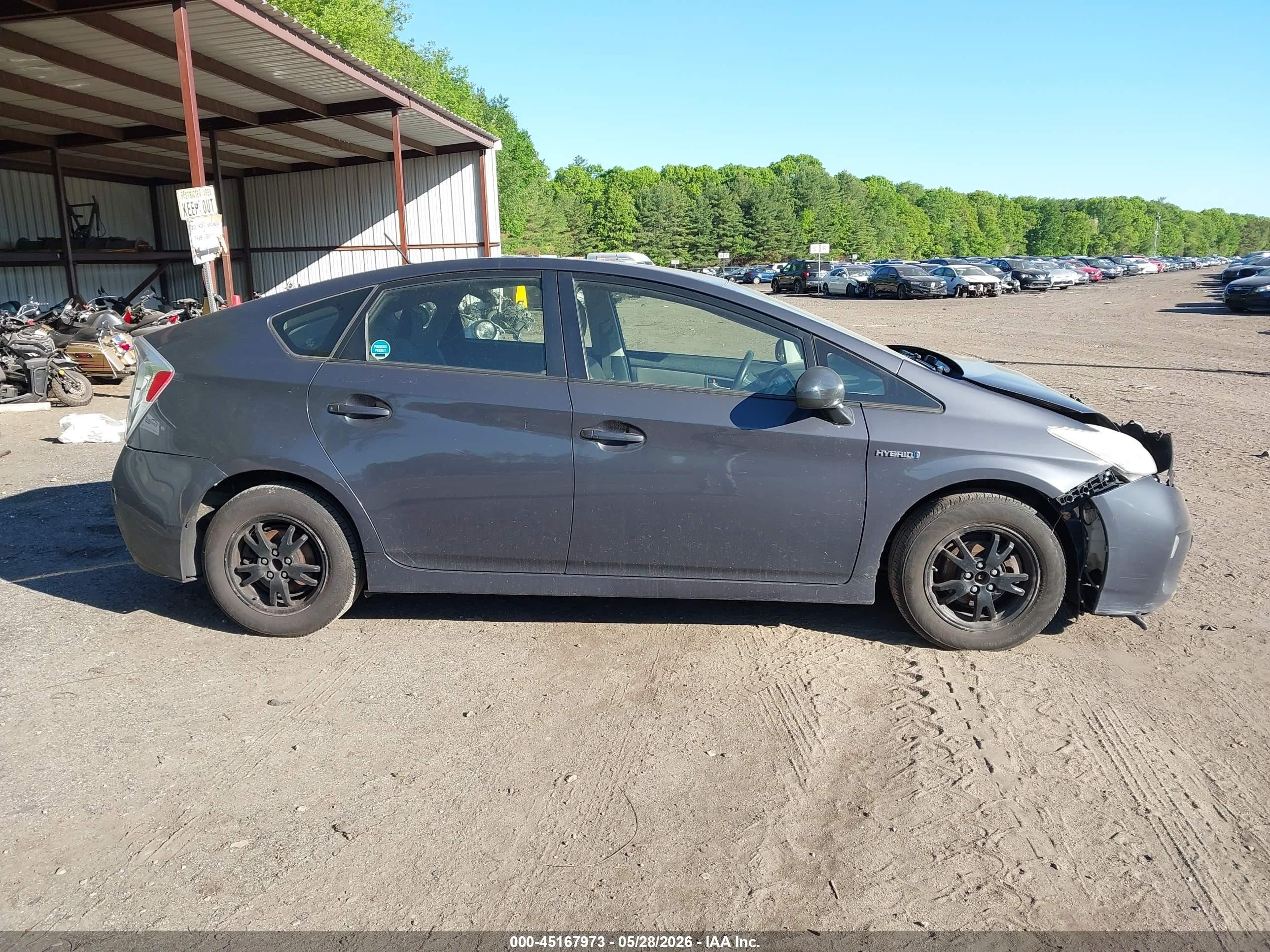 2013 Toyota Prius Two Gray vin: JTDKN3DUXD1689537