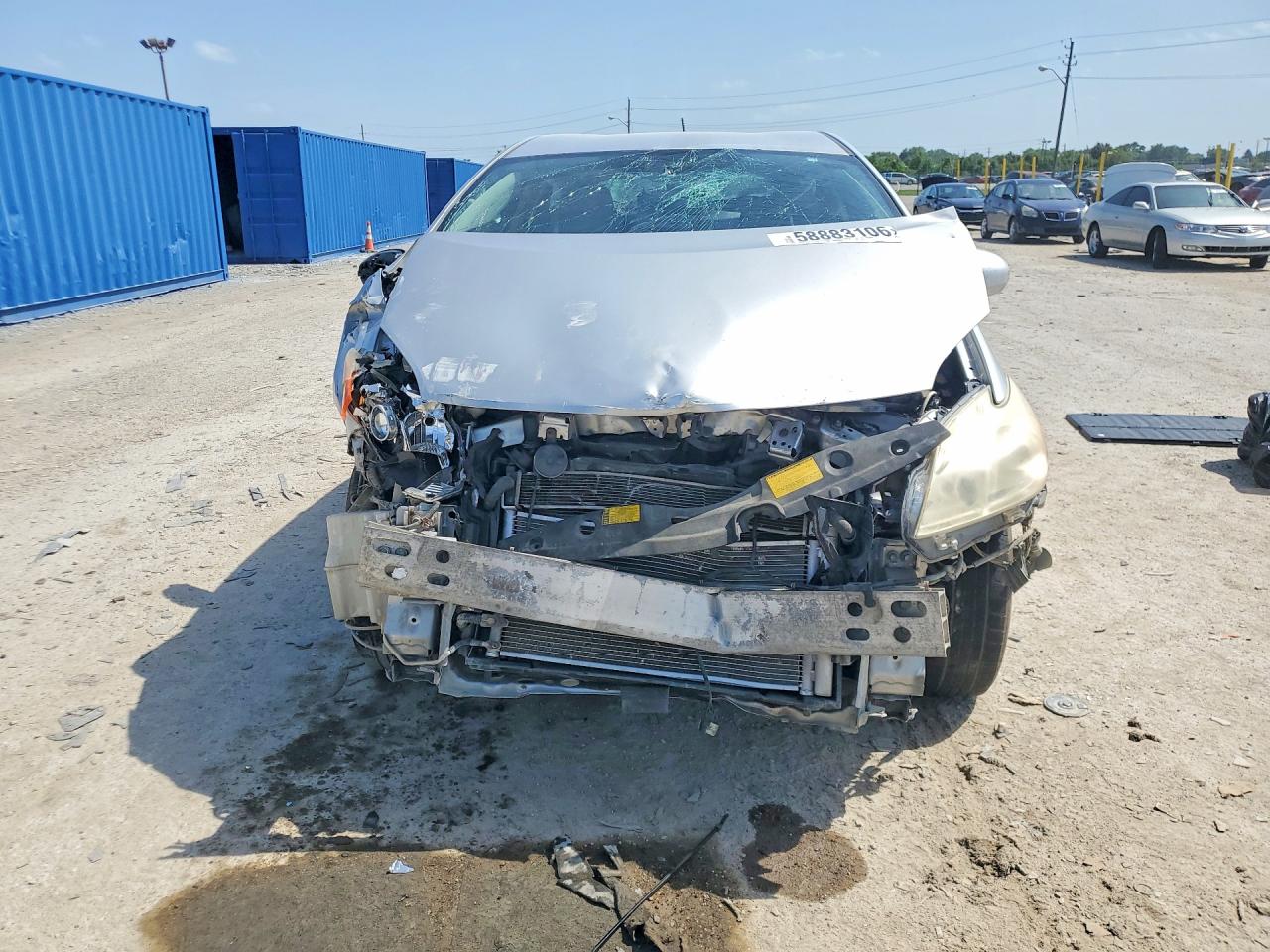 2013 Toyota Prius Two Silver vin: JTDKN3DUXD1713223