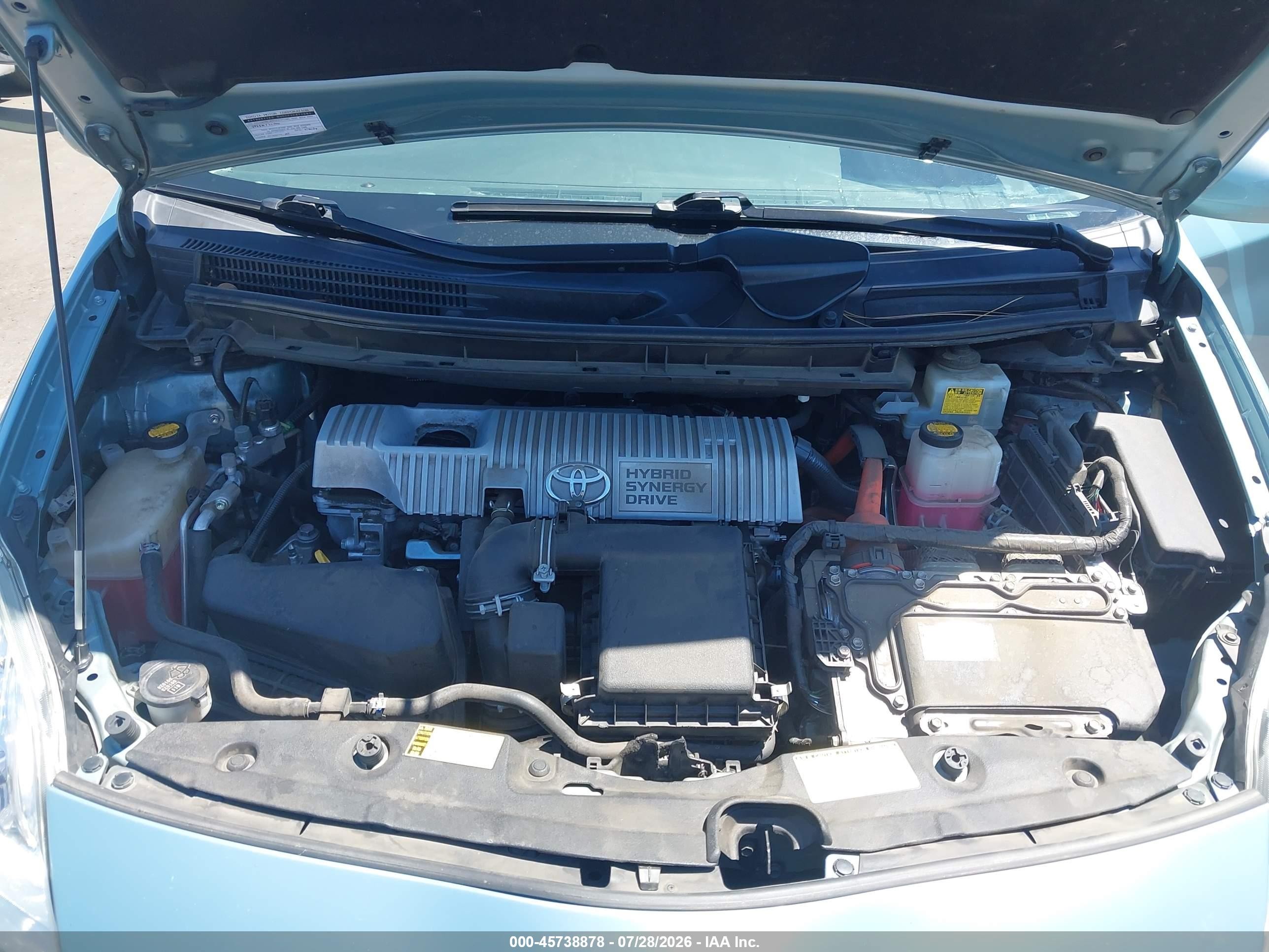 2013 Toyota Prius Two Blue vin: JTDKN3DUXD1724495