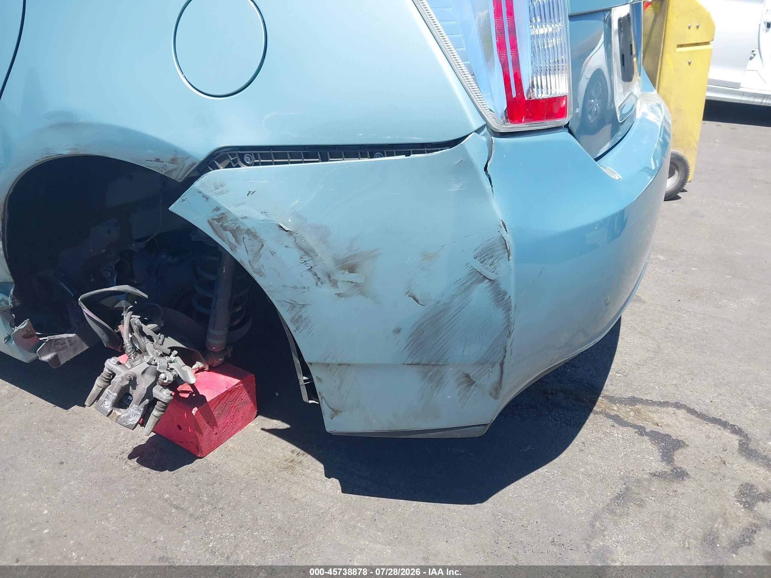 2013 Toyota Prius Two Blue vin: JTDKN3DUXD1724495
