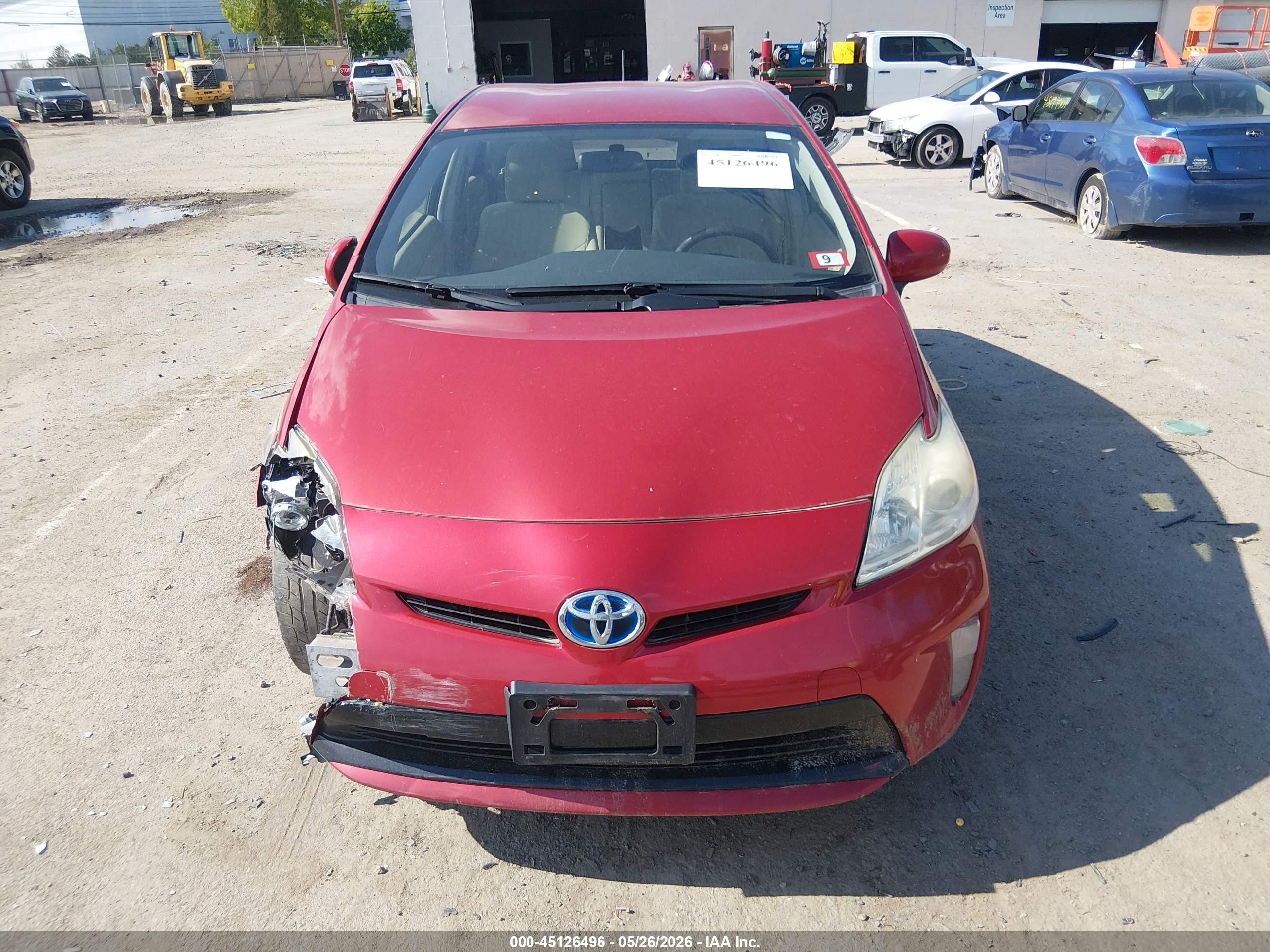 2013 Toyota Prius Three Red vin: JTDKN3DUXD1731544