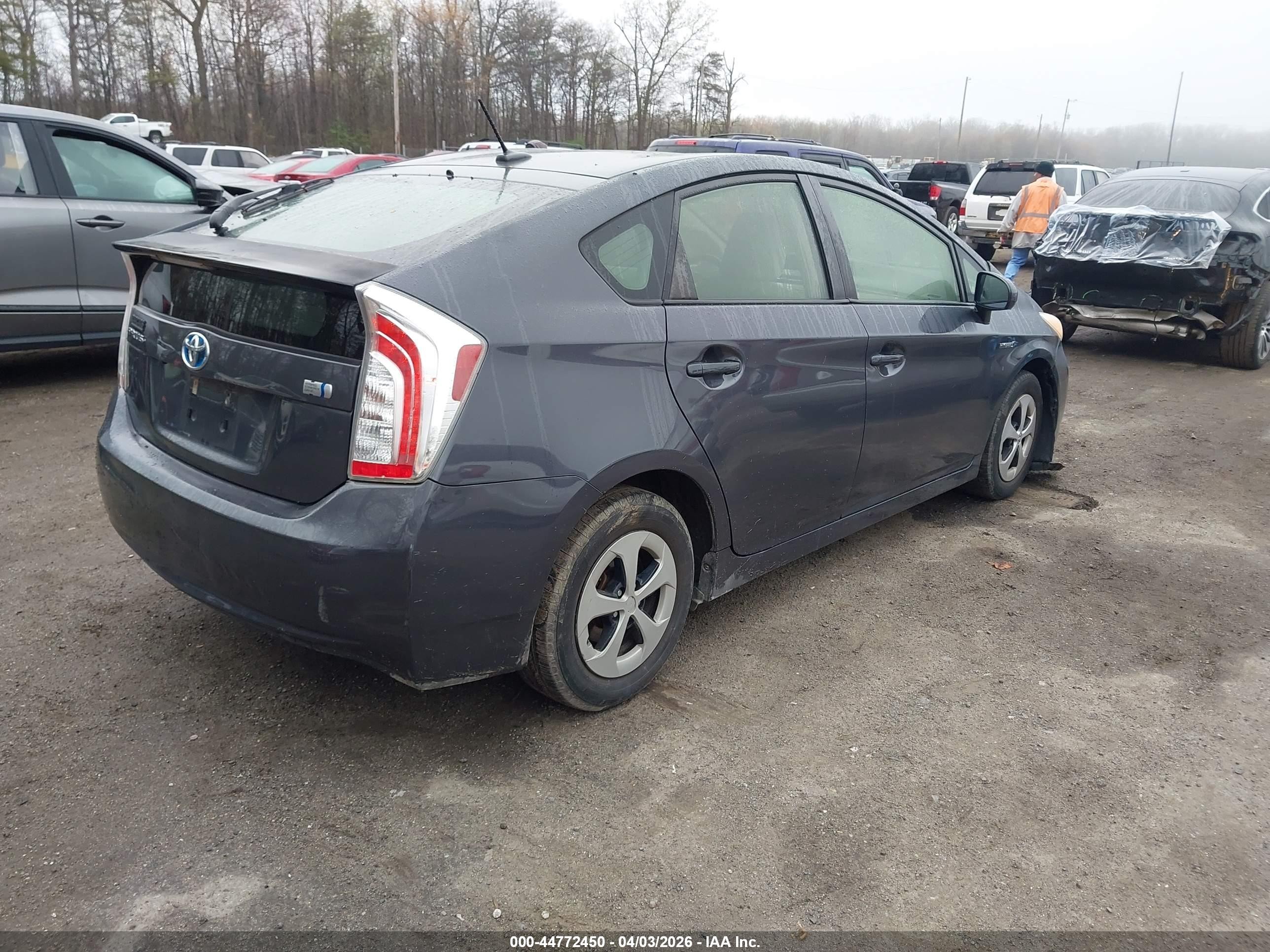 2013 Toyota Prius Three Blue vin: JTDKN3DUXD5546337