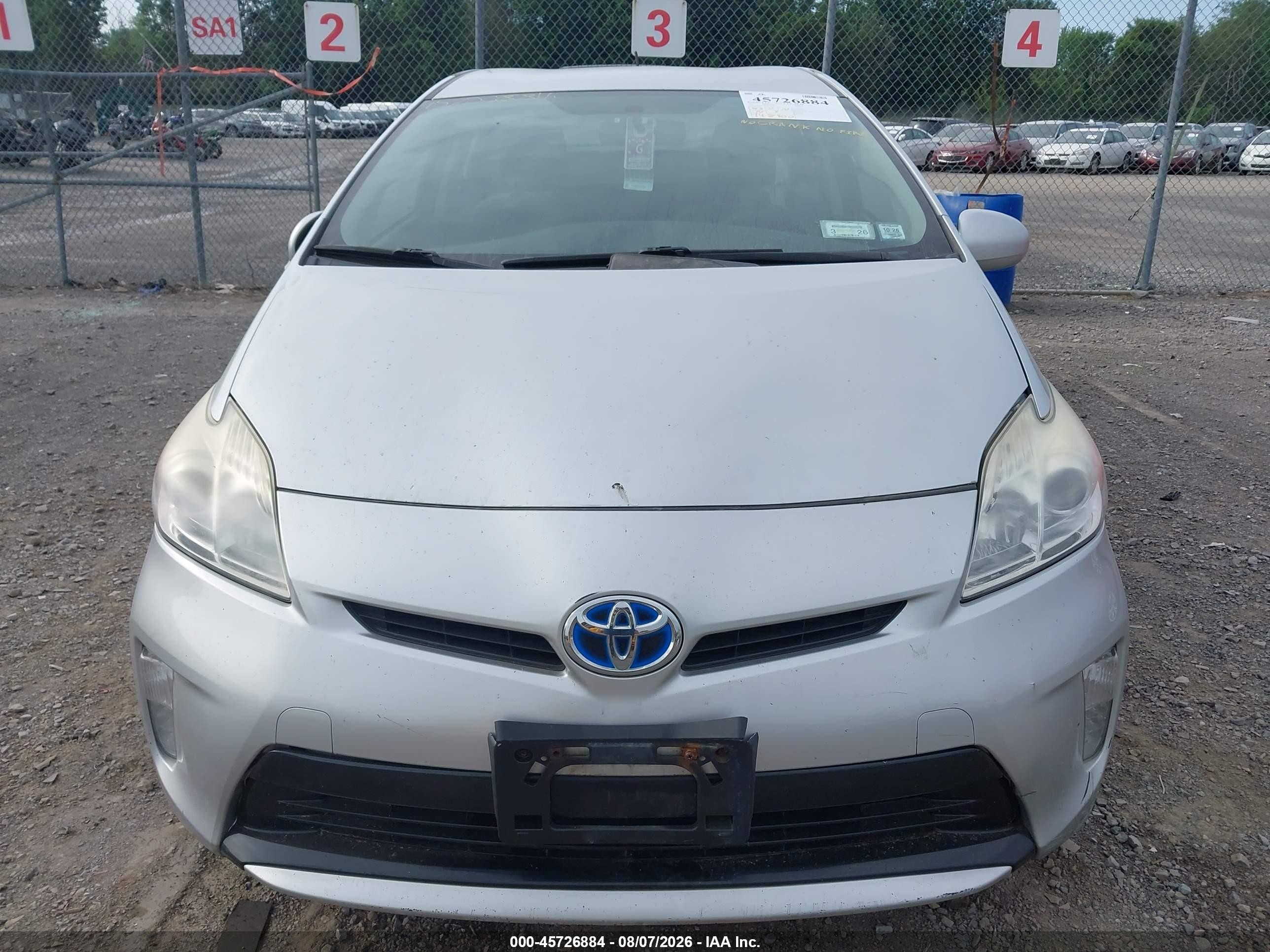 2013 Toyota Prius Two Silver vin: JTDKN3DUXD5546418