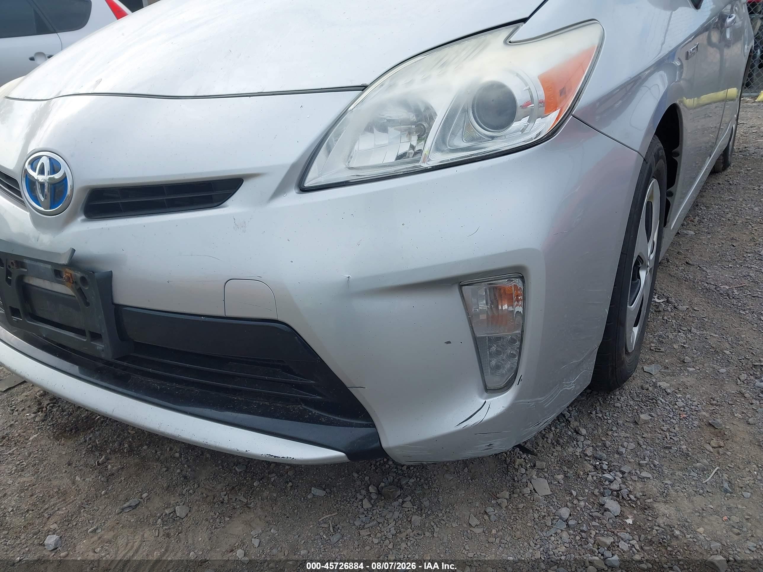 2013 Toyota Prius Two Silver vin: JTDKN3DUXD5546418