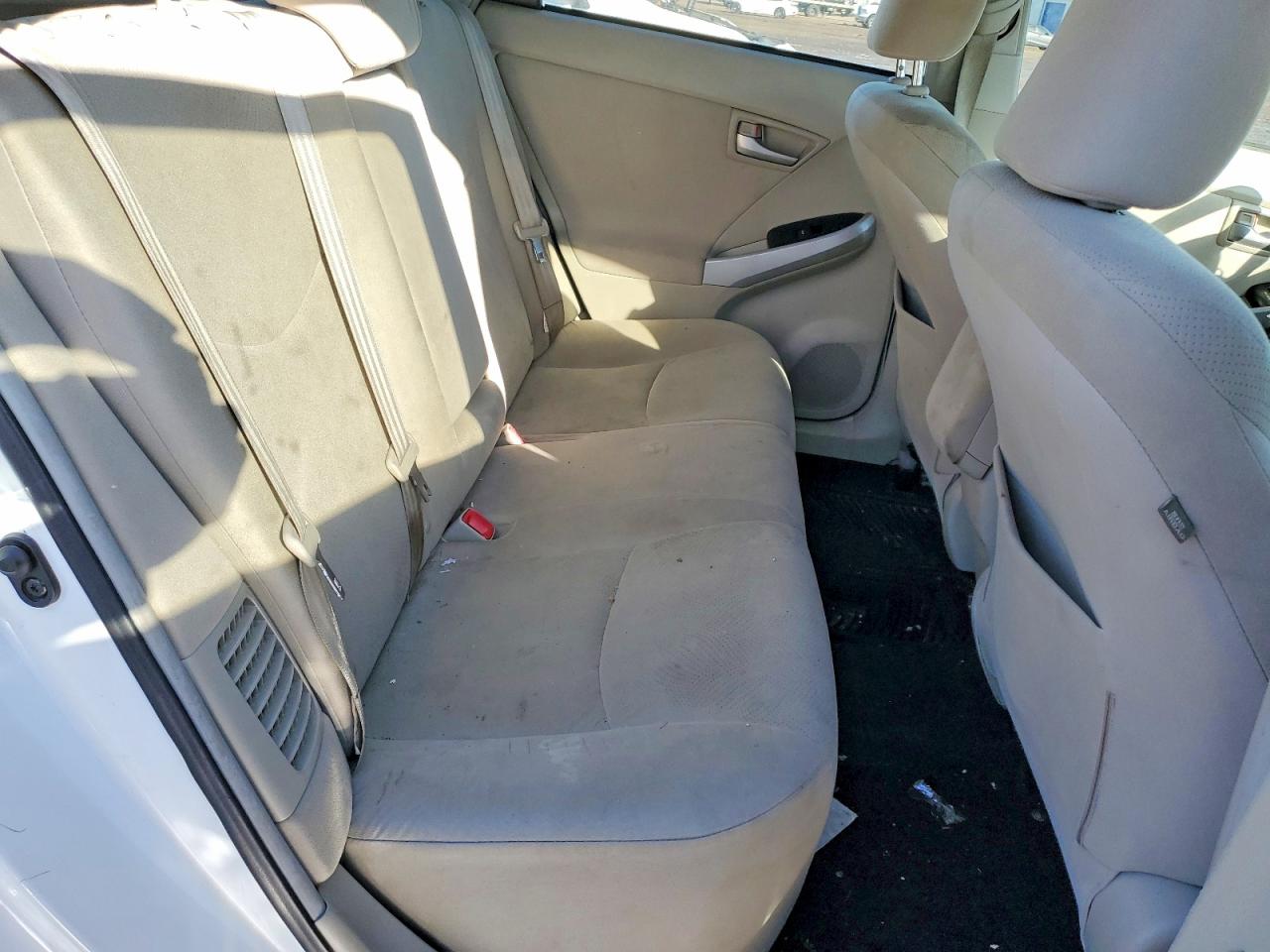 2013 Toyota Prius White vin: JTDKN3DUXD5550484
