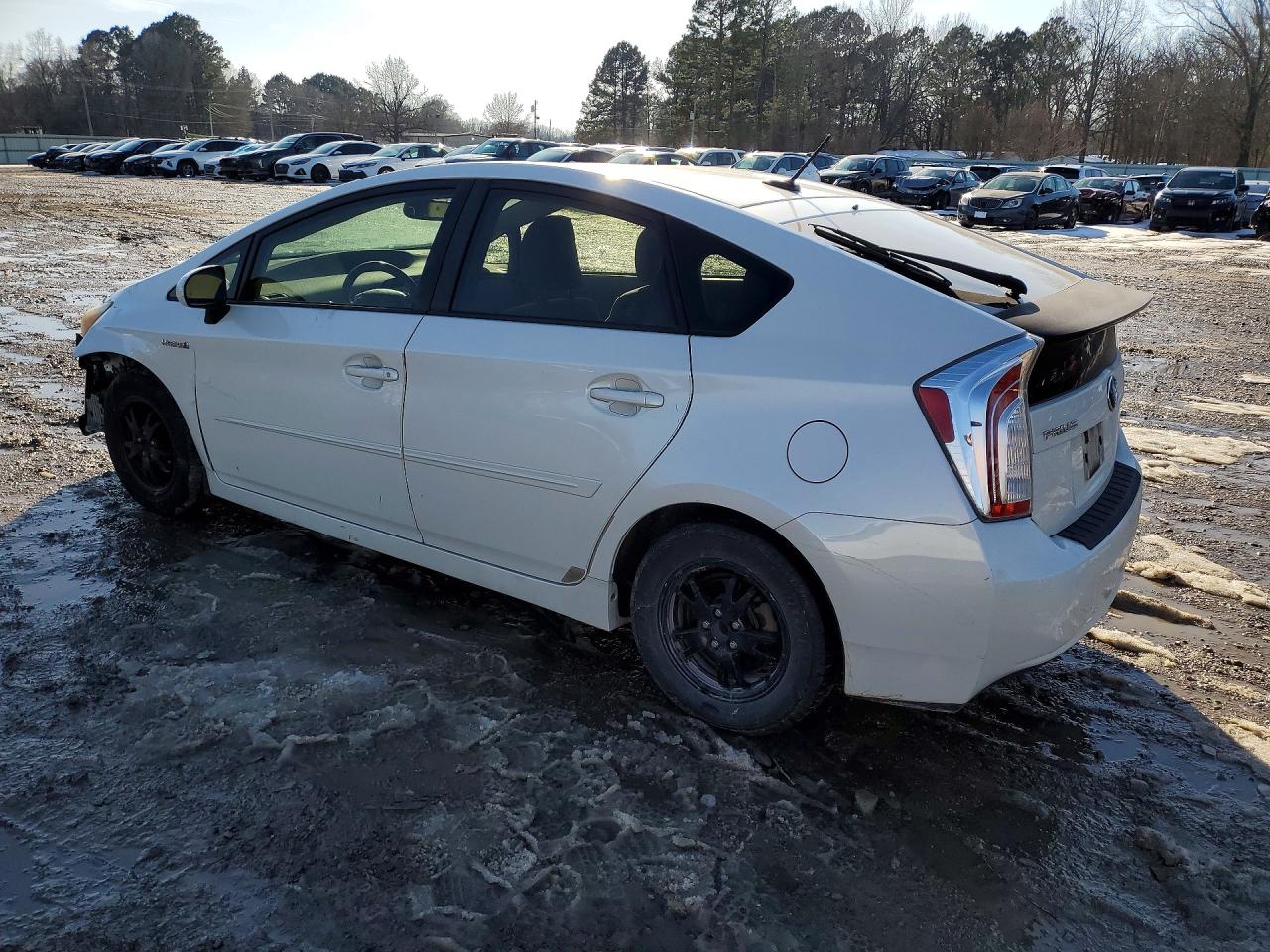 2013 Toyota Prius White vin: JTDKN3DUXD5550484