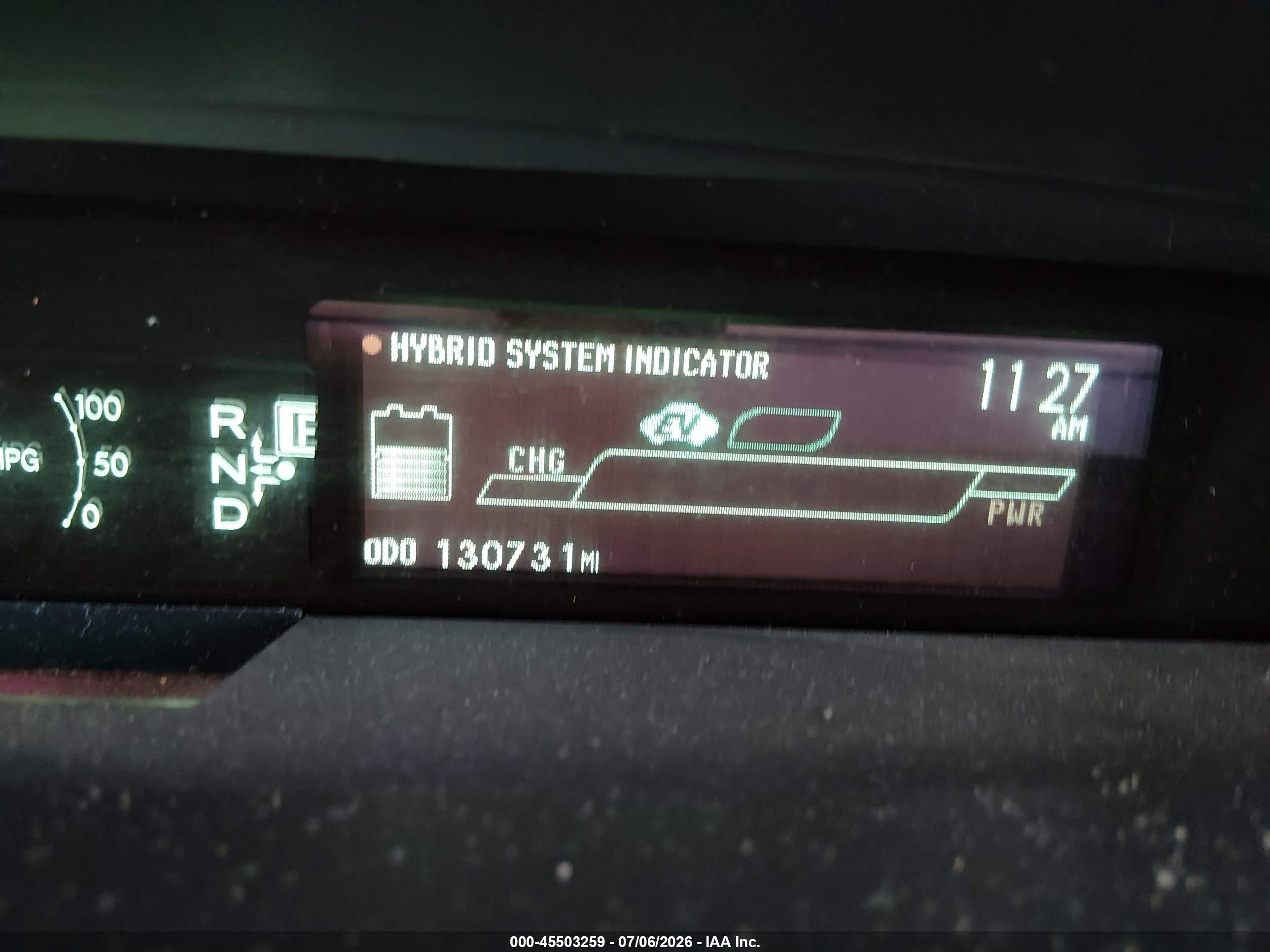 2013 Toyota Prius Five Gray vin: JTDKN3DUXD5556169