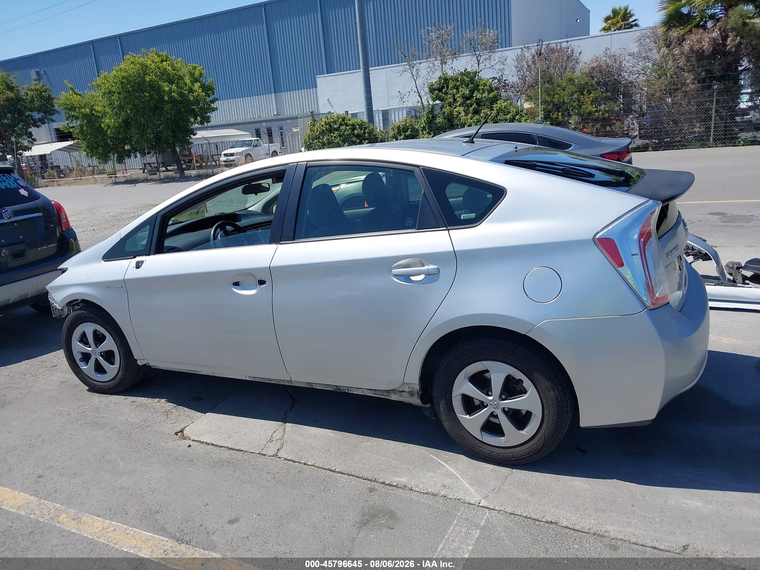 2013 Toyota Prius Two Silver vin: JTDKN3DUXD5559976