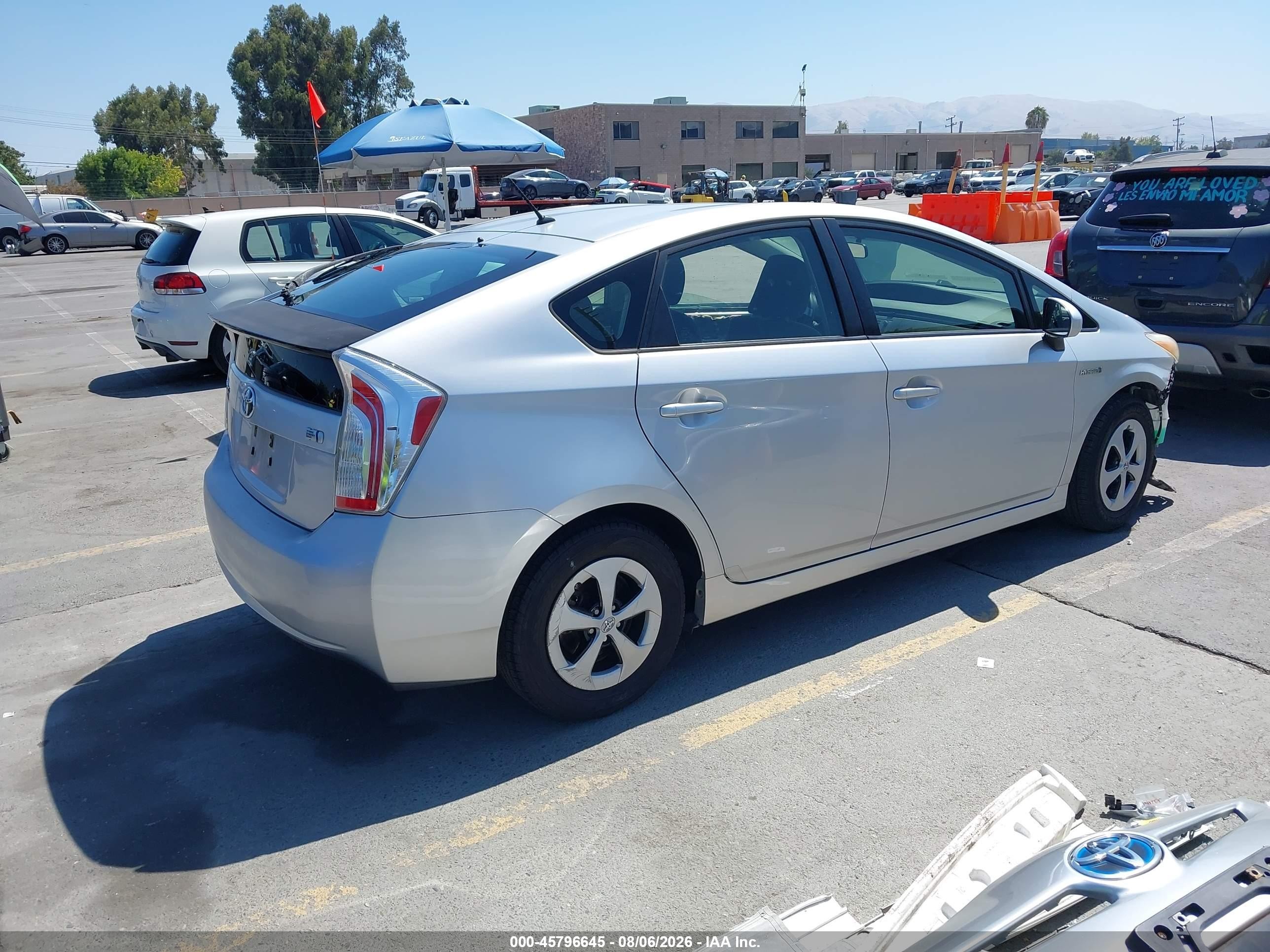 2013 Toyota Prius Two Silver vin: JTDKN3DUXD5559976