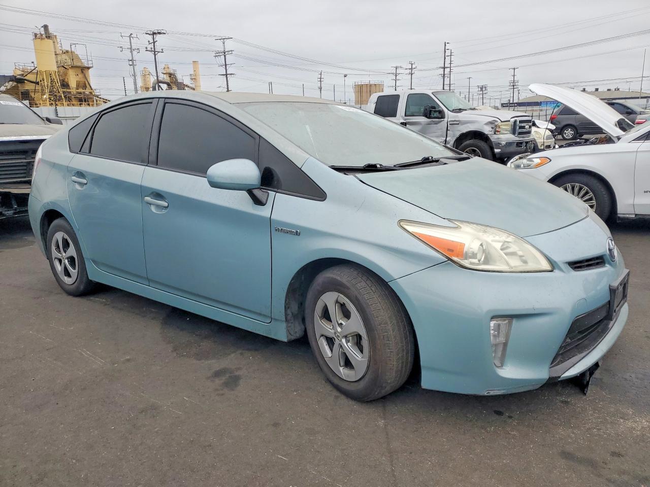 2013 Toyota Prius Two Turquoise vin: JTDKN3DUXD5567236