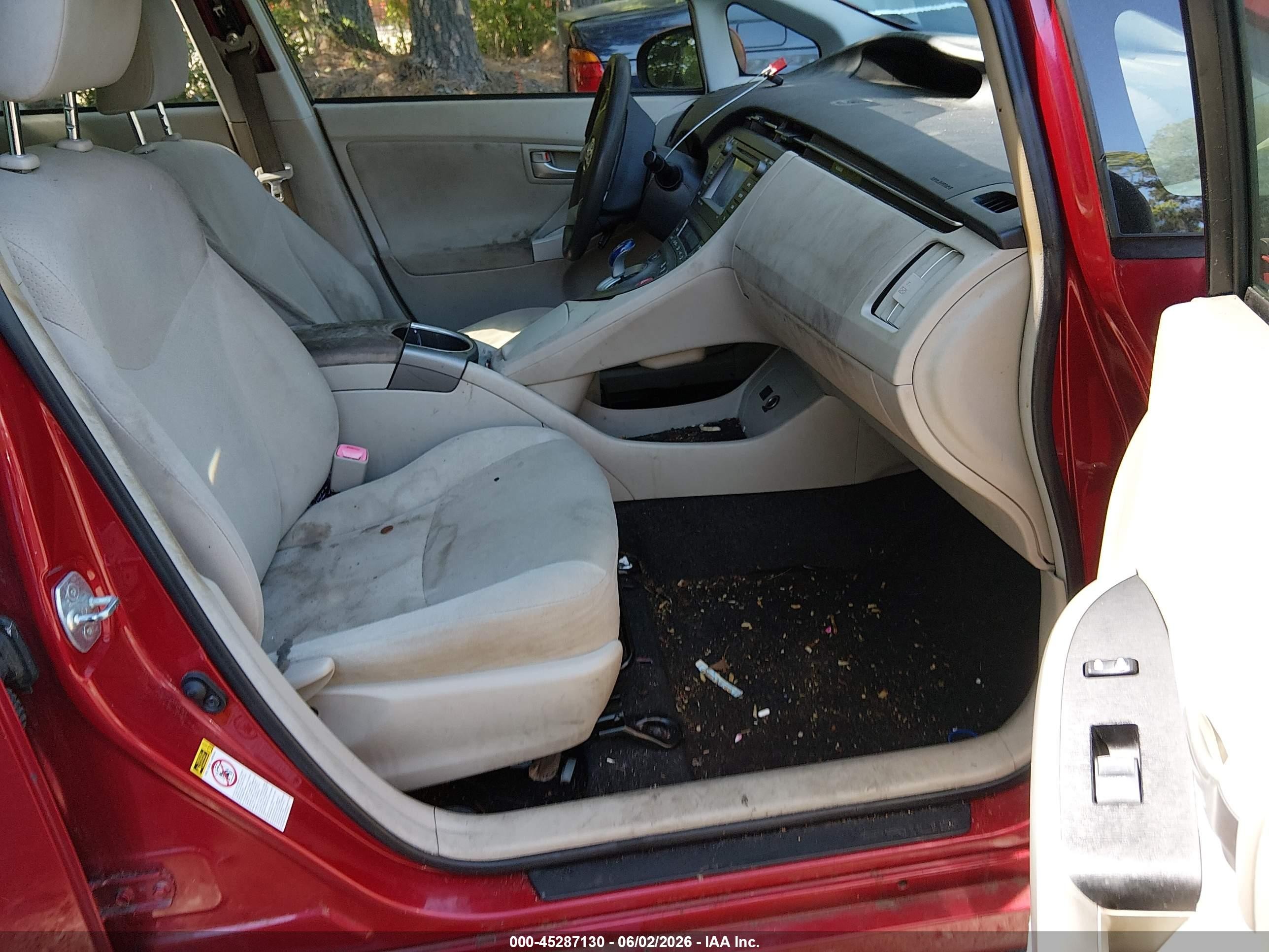 2013 Toyota Prius Two Red vin: JTDKN3DUXD5577071