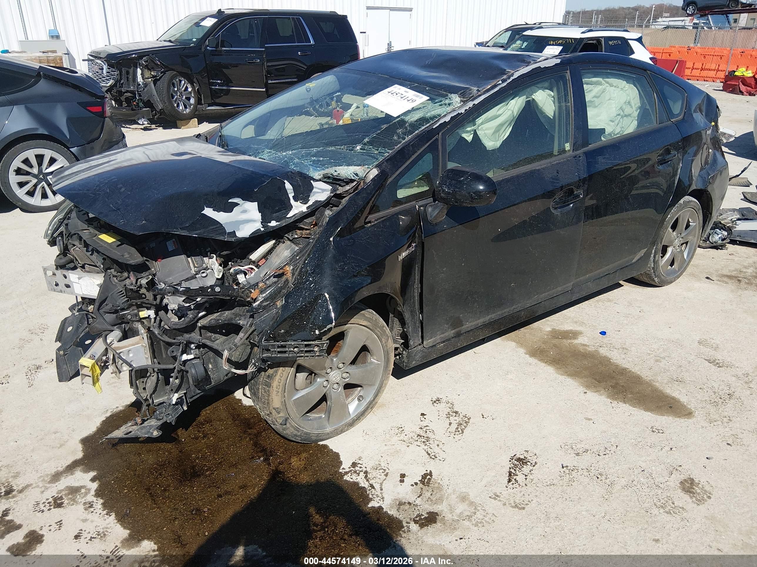 2013 Toyota Prius Three Se Black vin: JTDKN3DUXD5588510