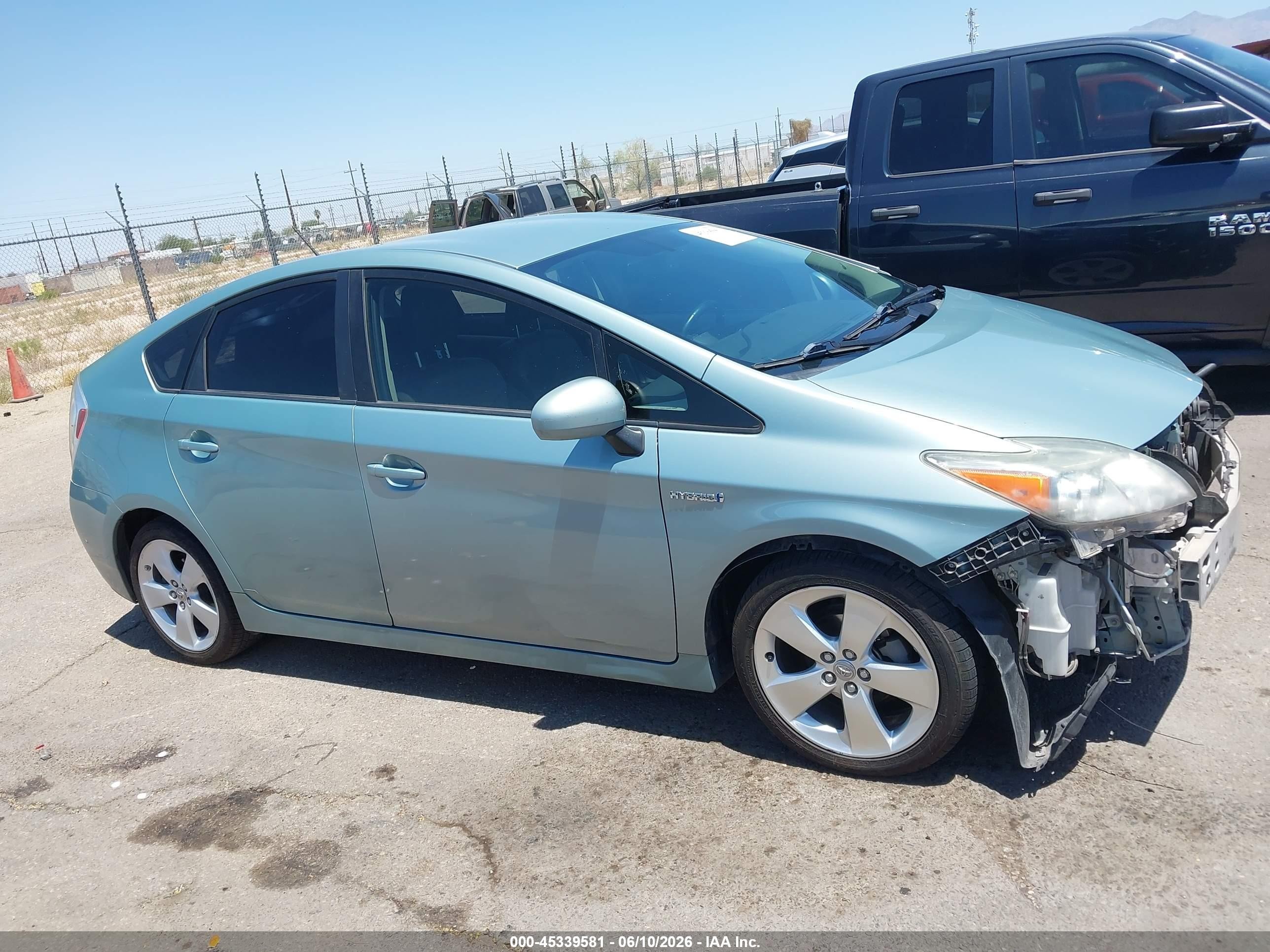 2013 Toyota Prius Five Green vin: JTDKN3DUXD5590063