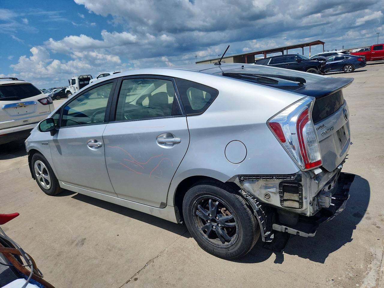 2013 Toyota Prius Two Silver vin: JTDKN3DUXD5595666