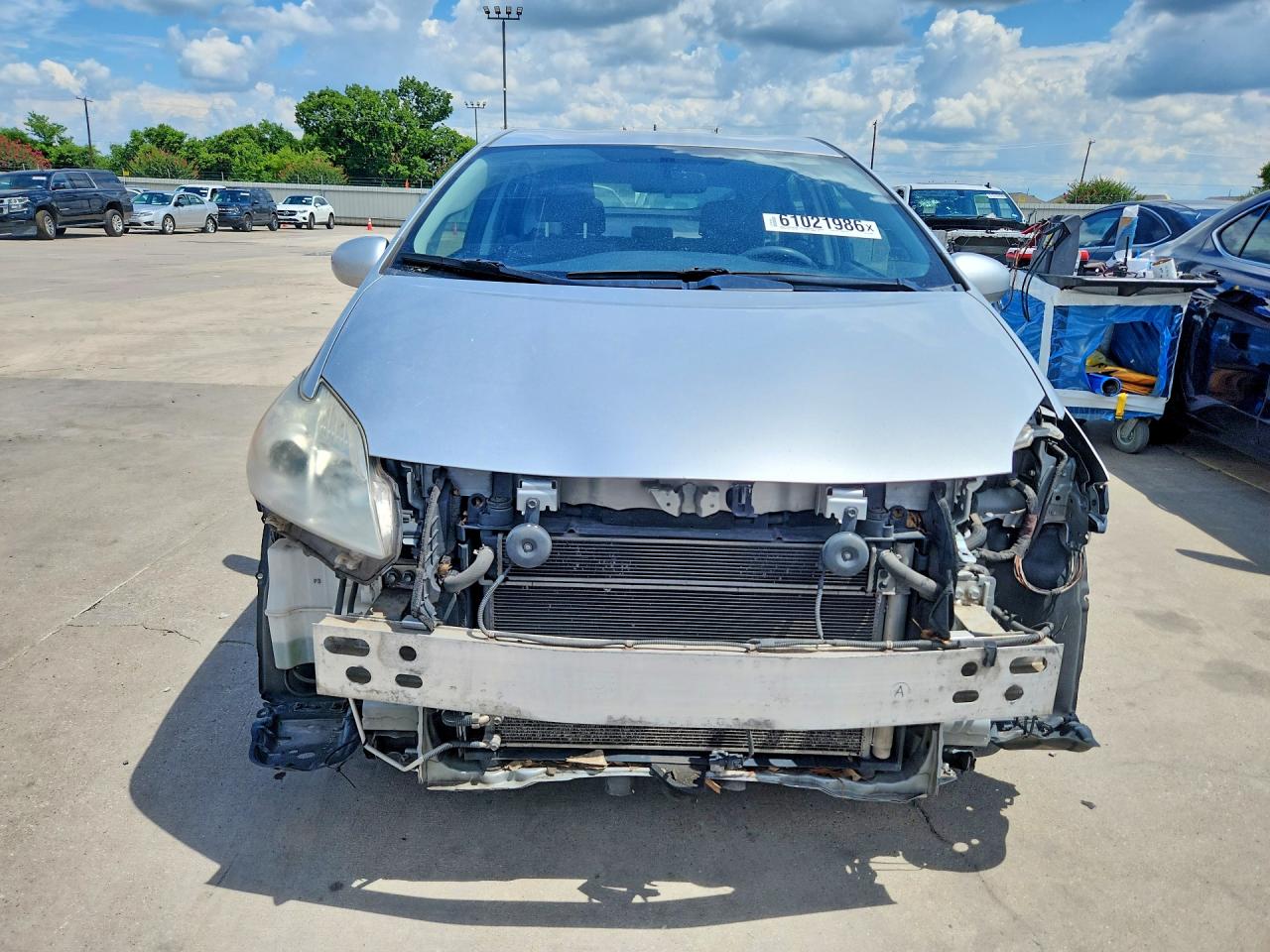 2013 Toyota Prius Two Silver vin: JTDKN3DUXD5595666